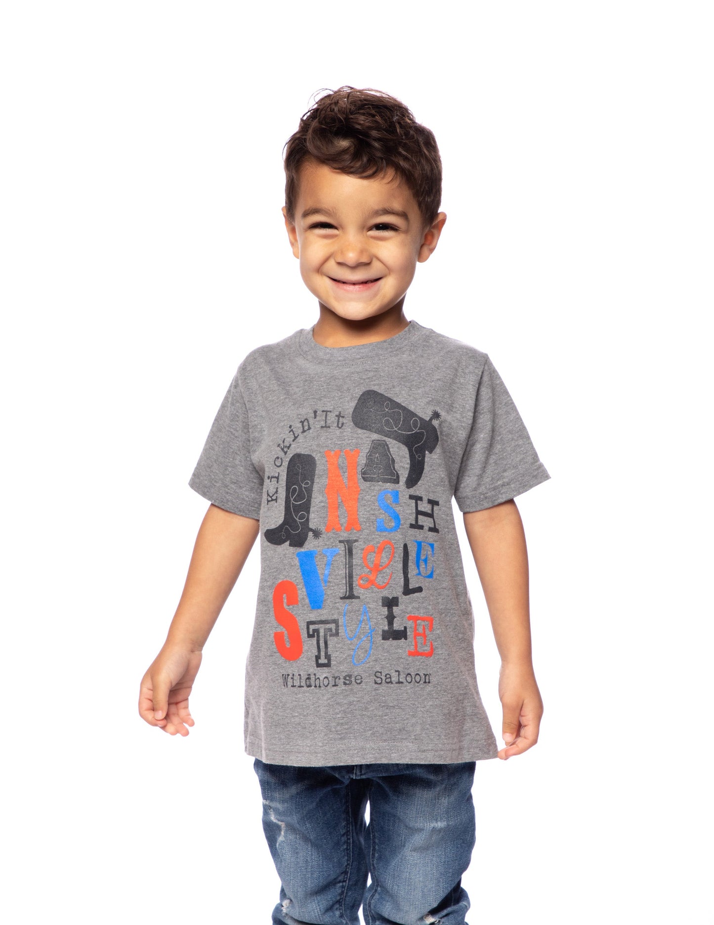 Wildhorse Toddler Nashville Kickin’ It T-Shirt - KIDS APPAREL