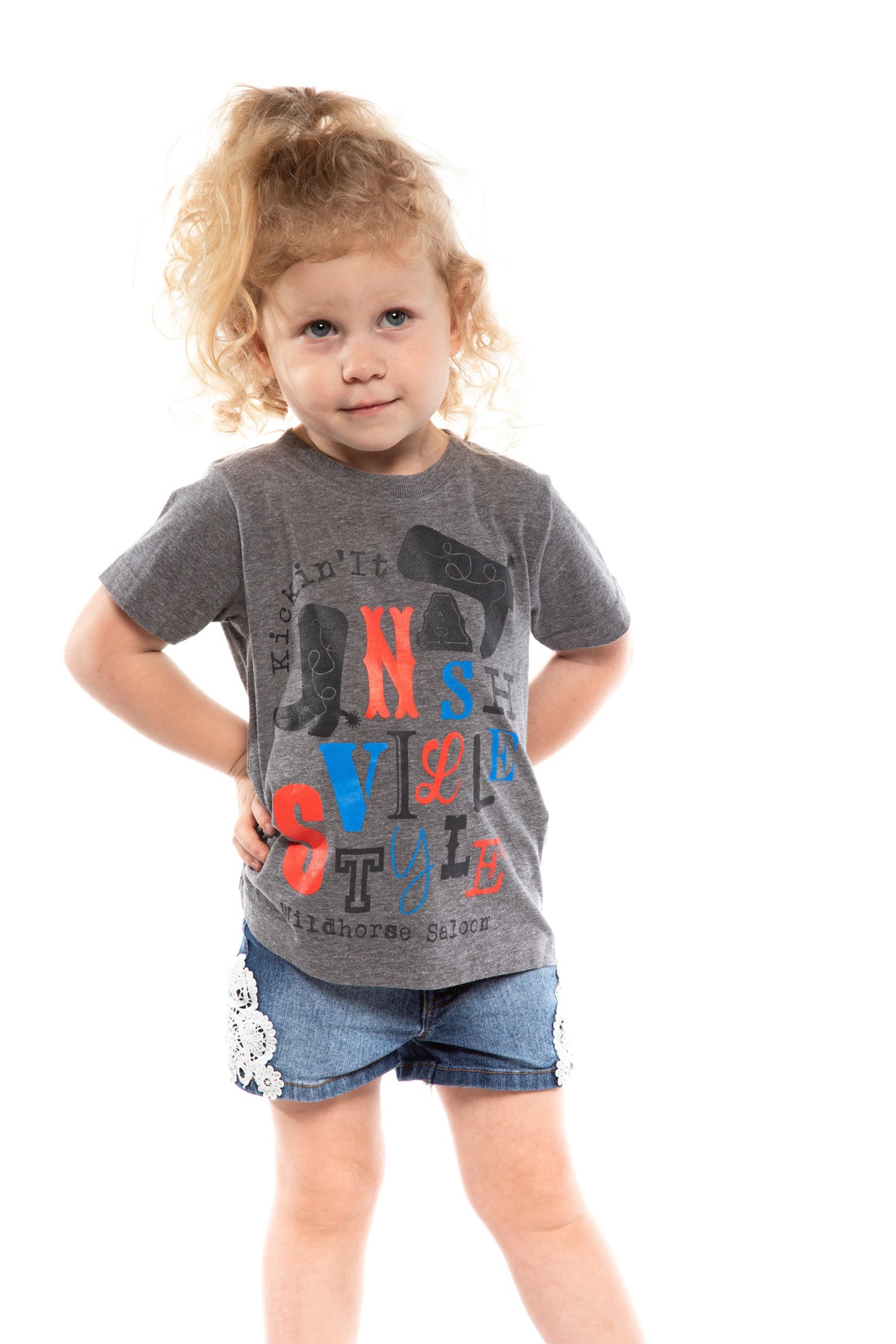 Wildhorse Toddler Nashville Kickin’ It T-Shirt - KIDS APPAREL