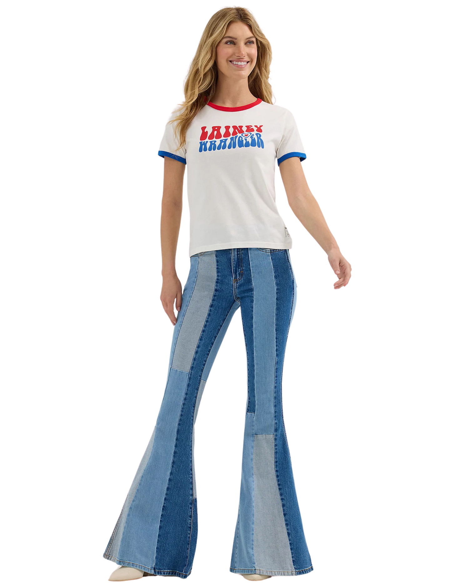 Wrangler® X Lainey Wilson Slim Ringer Short Sleeve T-Shirt - S/S