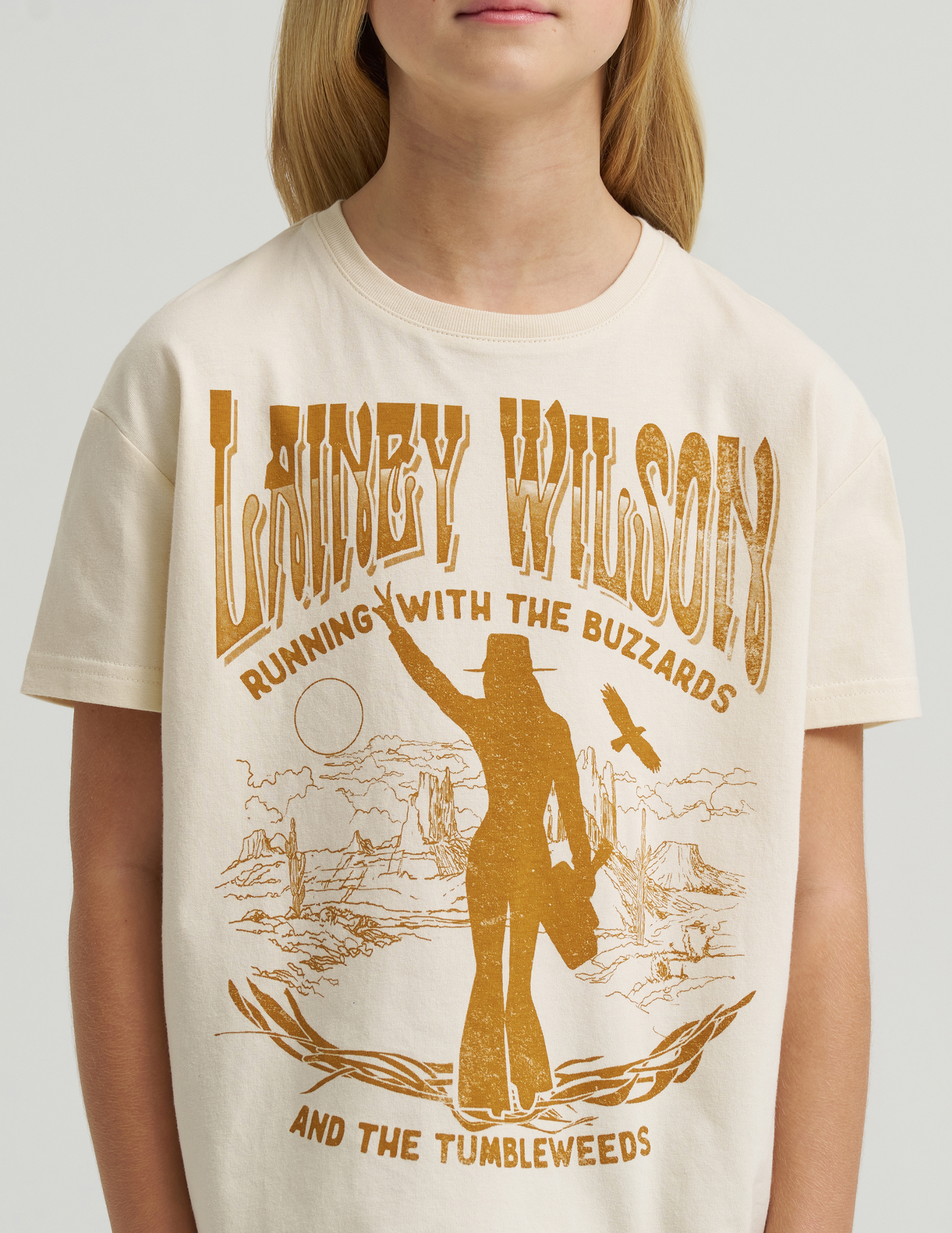Wrangler x Lainey Wilson Girls Buzzards Tee - KIDS TEES