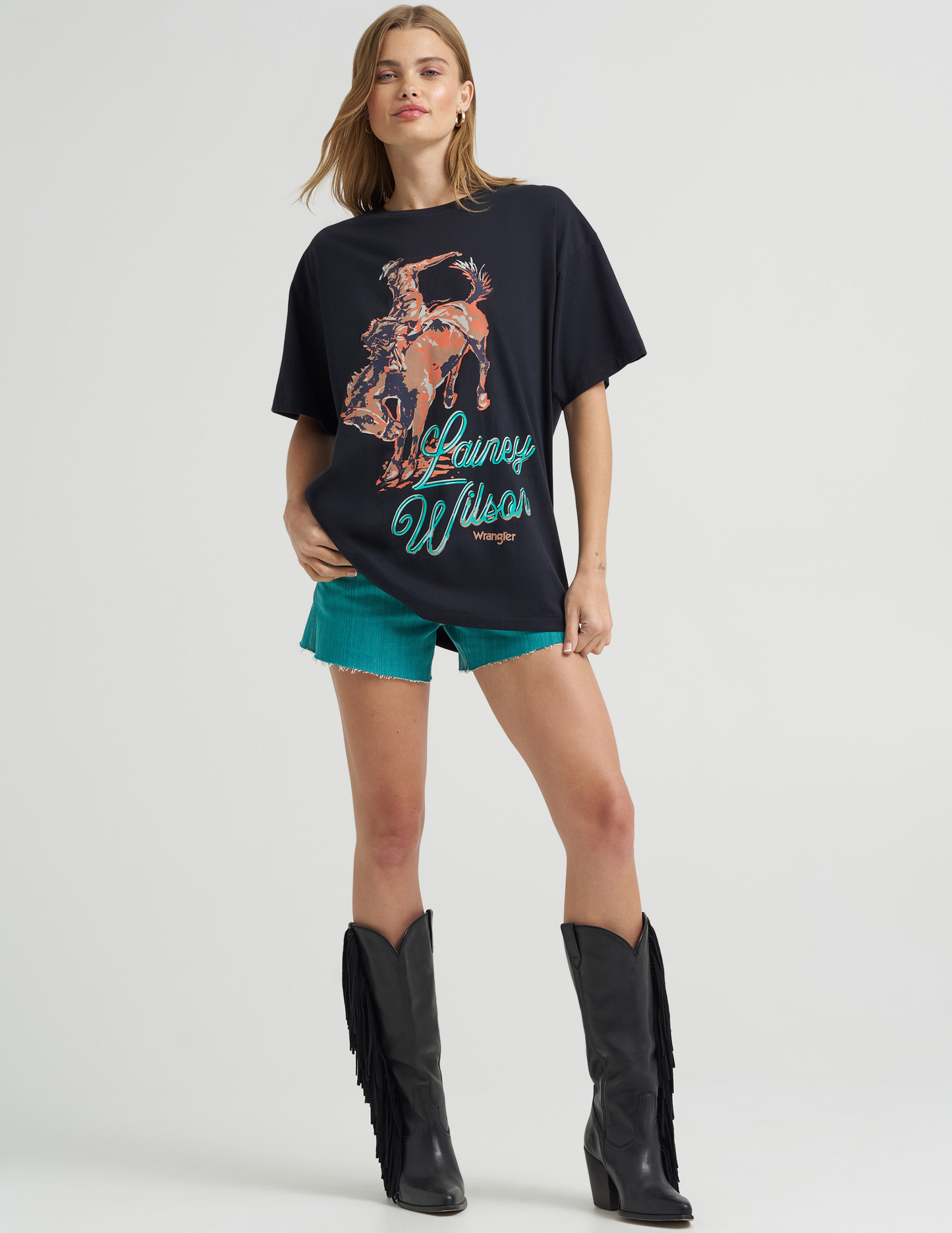 Wrangler x Lainey Wilson Work Donāt Work Tee - CREWS