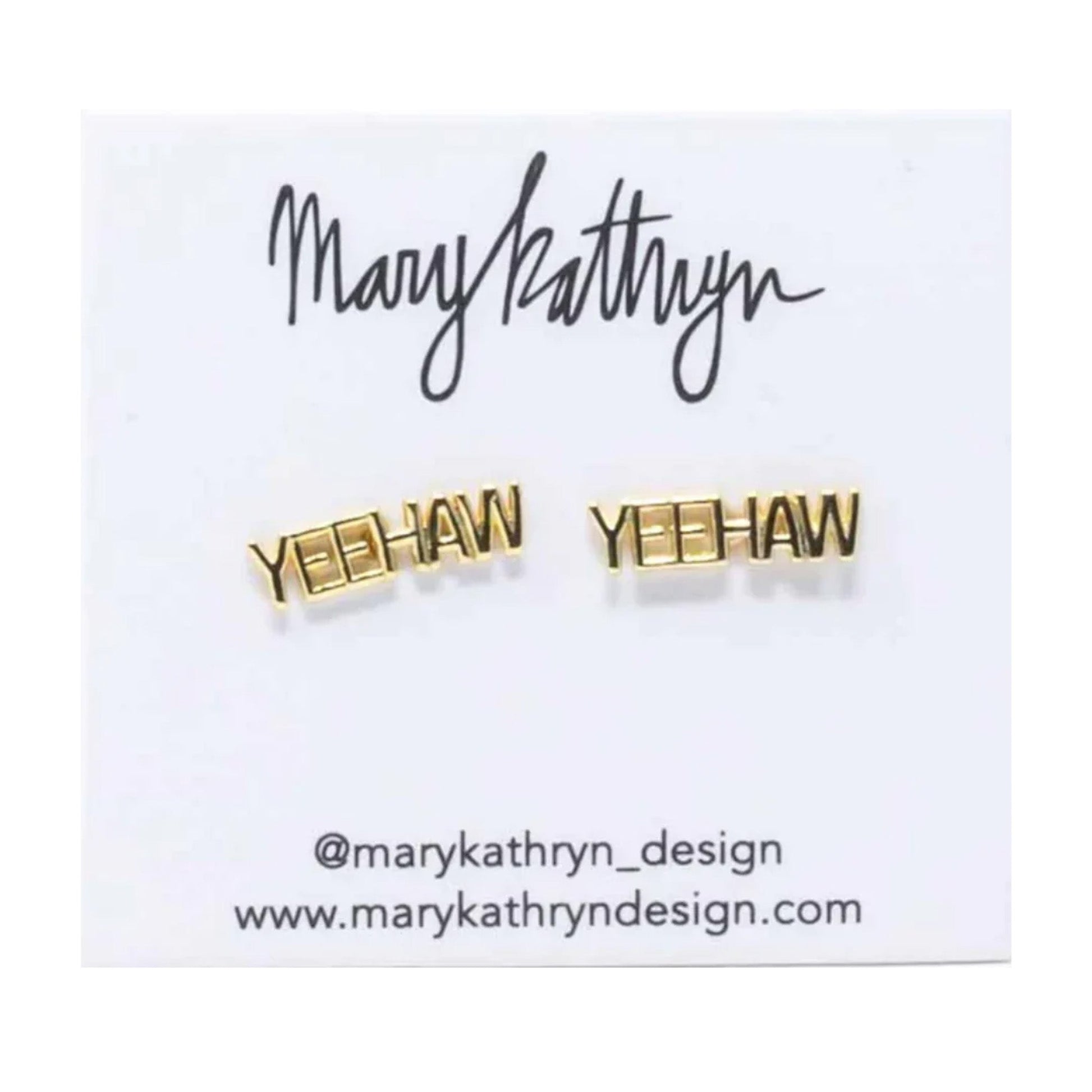 Yeehaw Stud Earrings - JEWELRY