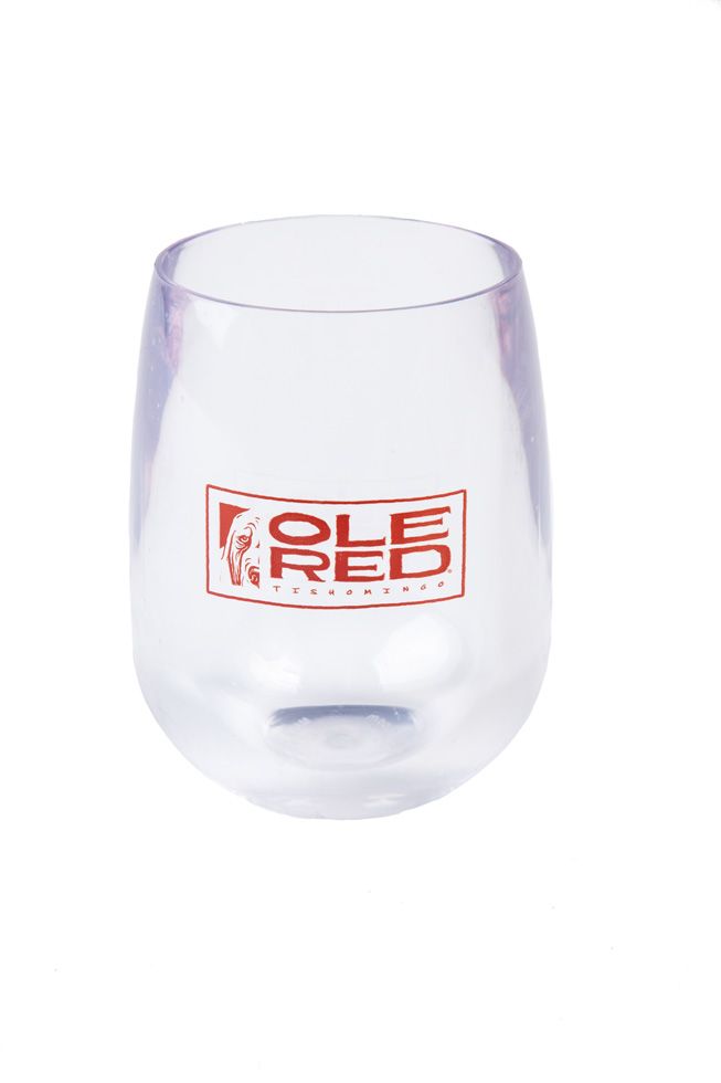 Ole Red Tishomingo Unbreakable Logo Stemless Wine Cup