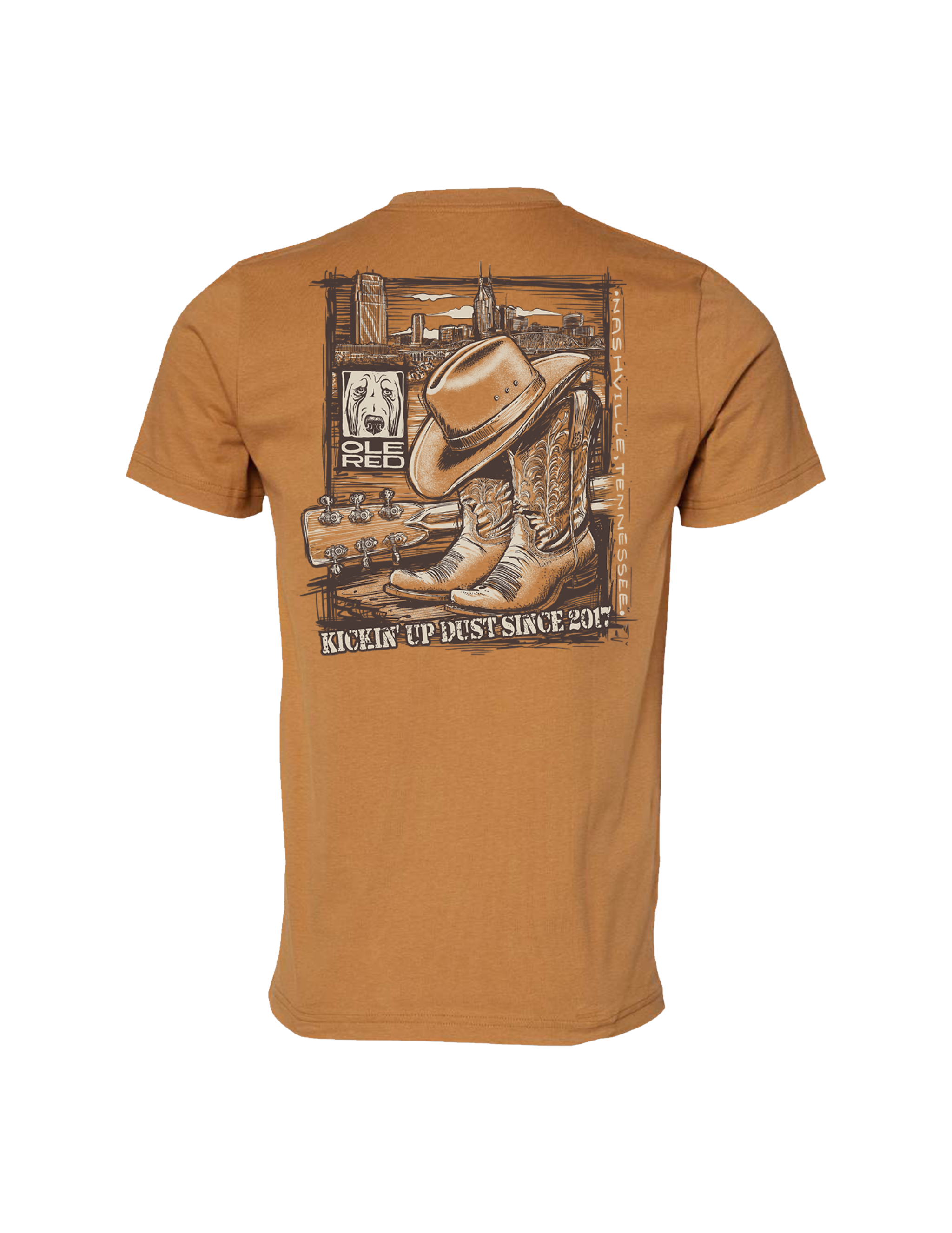 Ole Red Nashville Skyline & Cowboy Boots T-Shirt