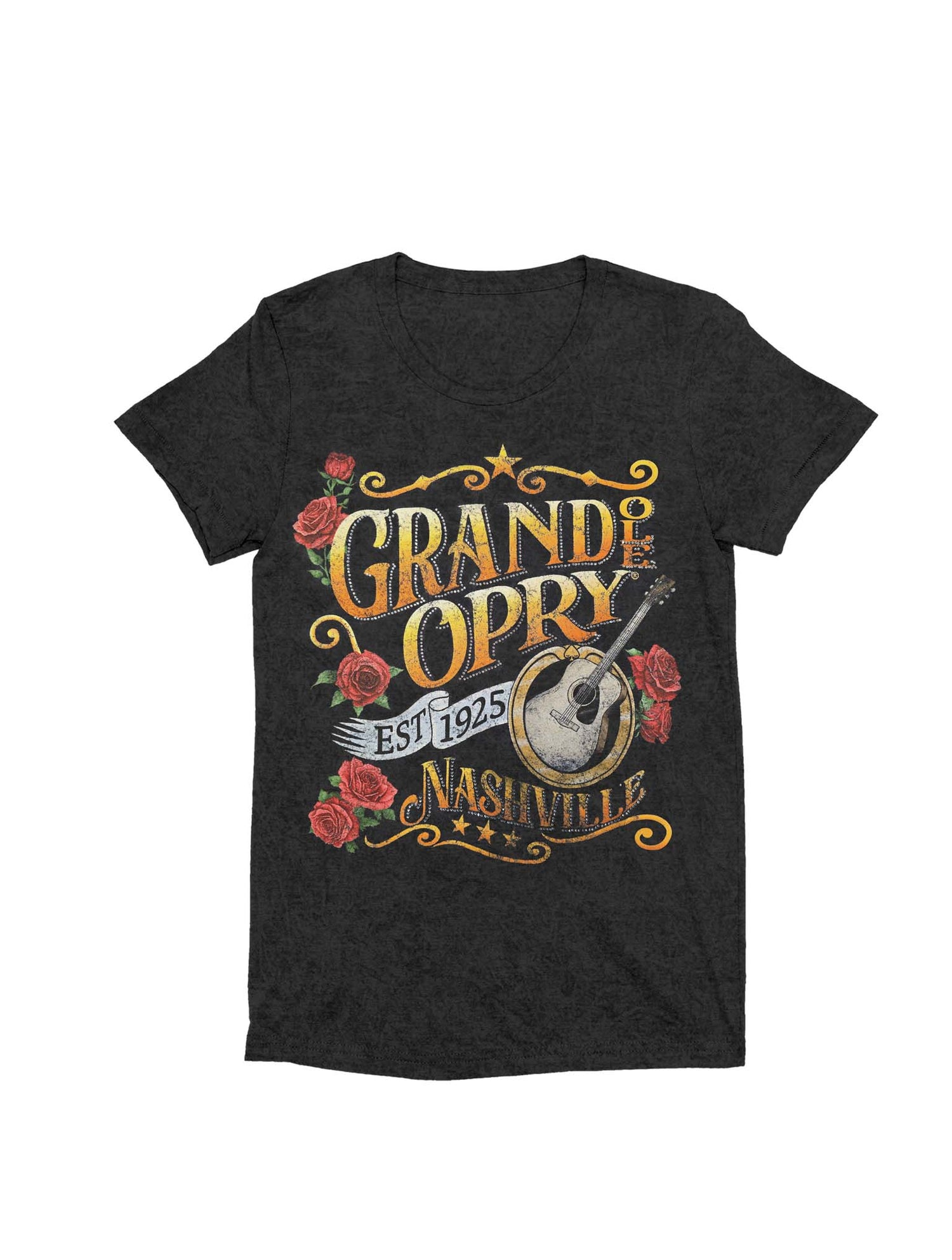 Grand Ole Opry Guitar Rhinestone T-Shirt