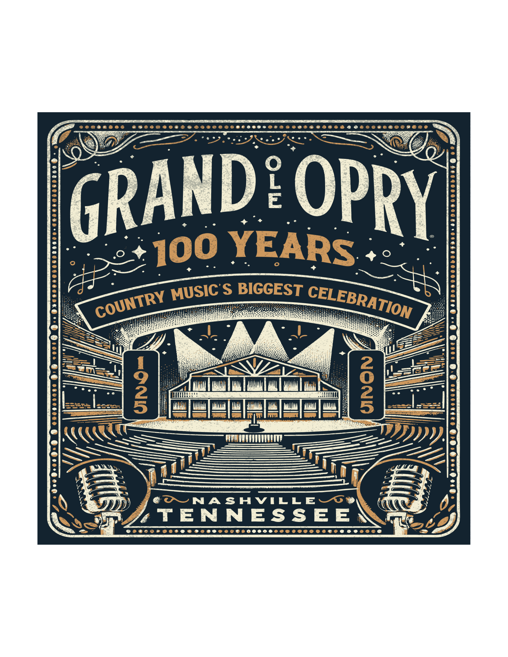 Opry 100 Milestone Postcard