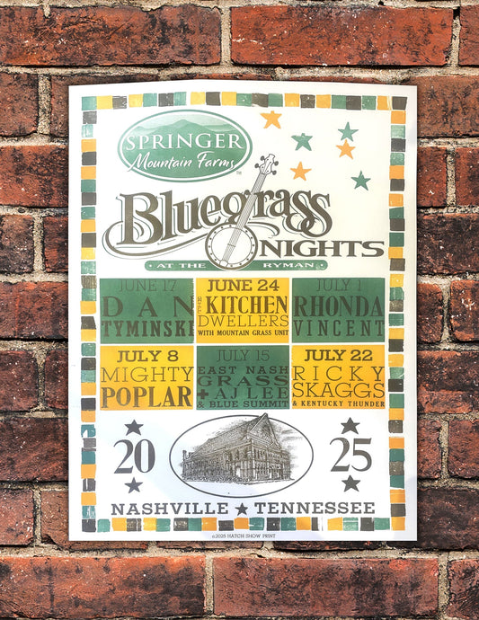 2025 Ryman Bluegrass Nights Hatch - HATCH