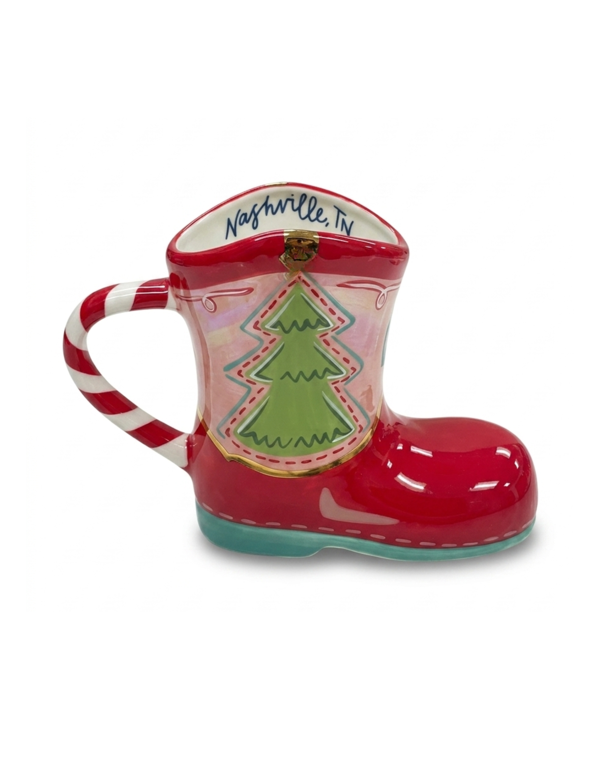 Nashville 2026 Cowgirl Boot Christmas Mug - MUGS