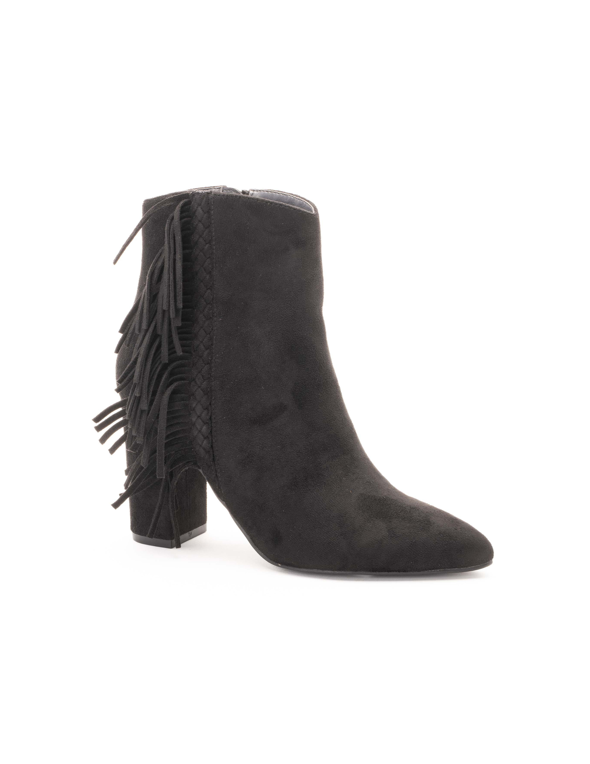 Corky's Westbound Fringe Faux Suede Booties