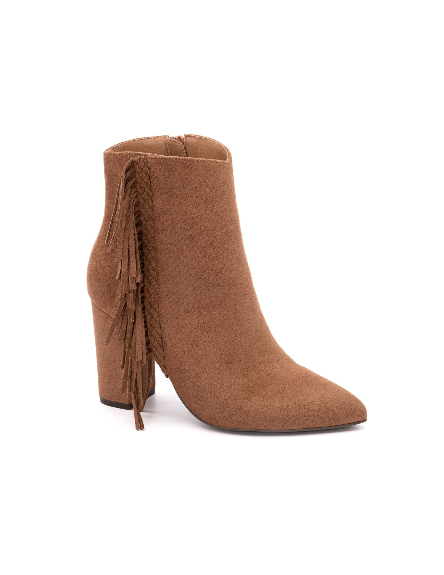 Corky's Westbound Fringe Faux Suede Booties