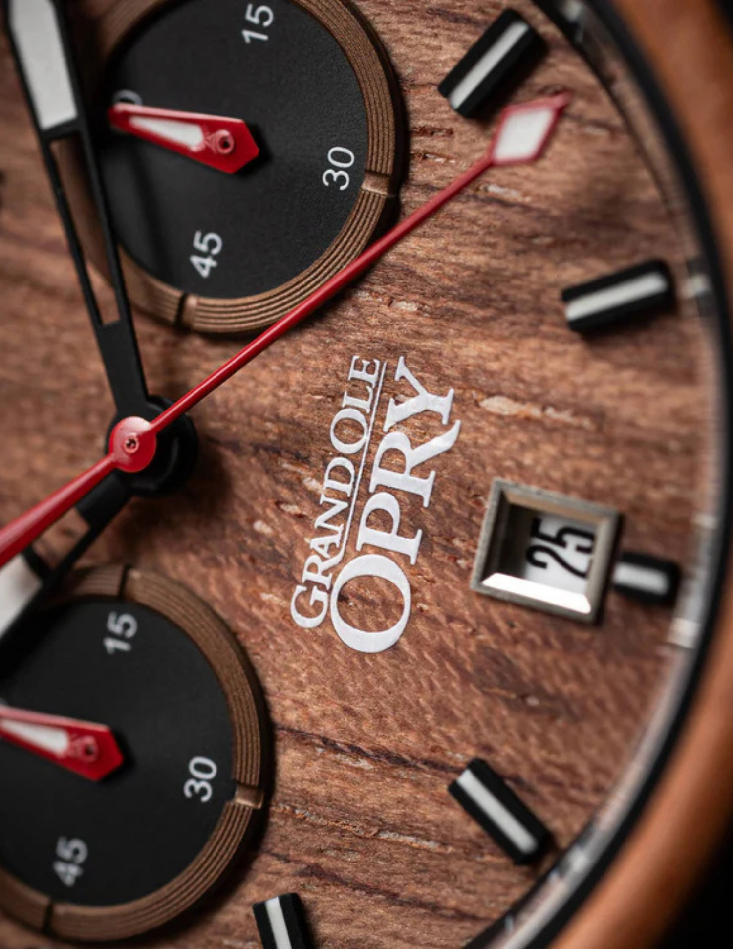 Original Grain Grand Ole Opry Chrono 44mm Stage Wood Watch