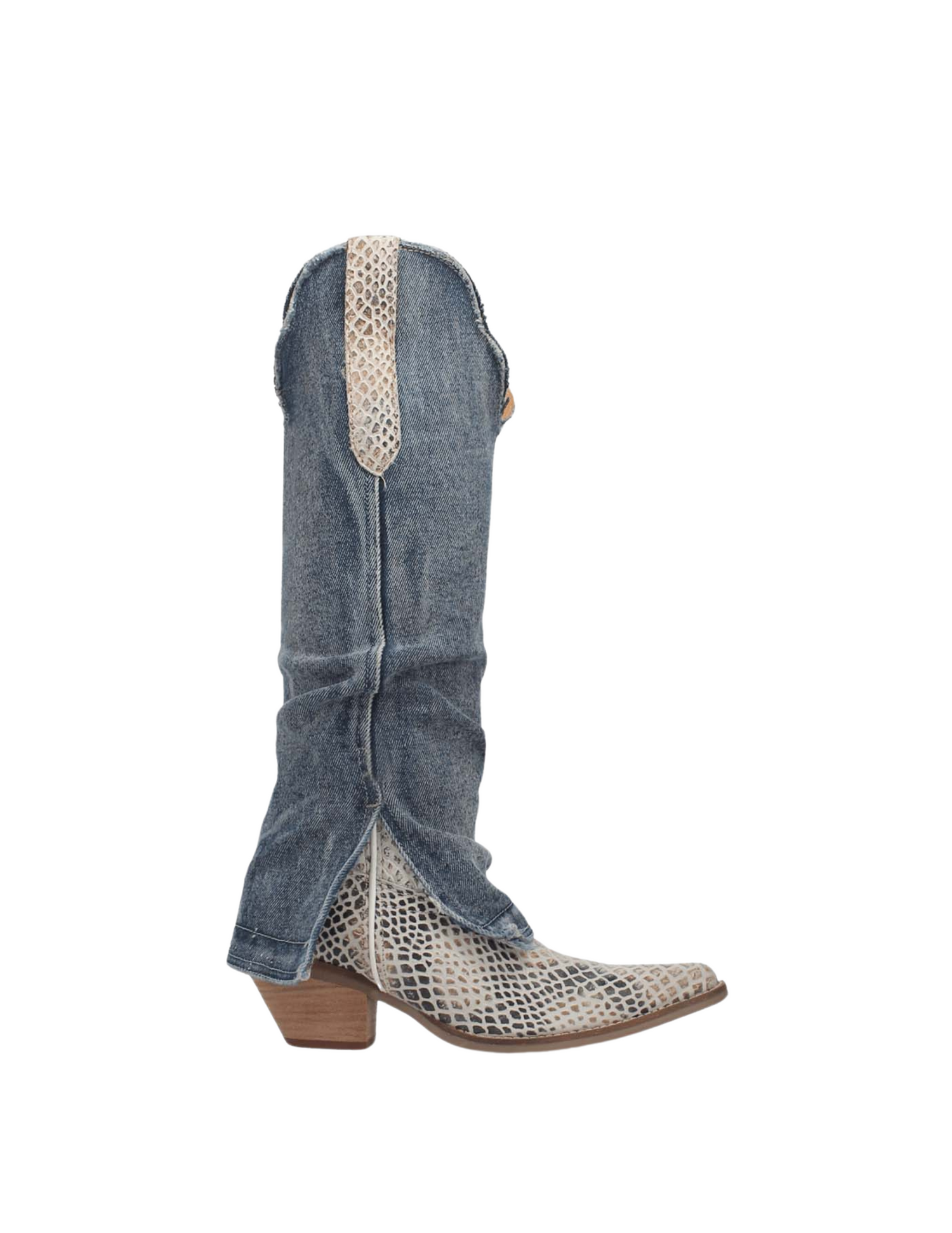 Shabby Denim Dingo Boot