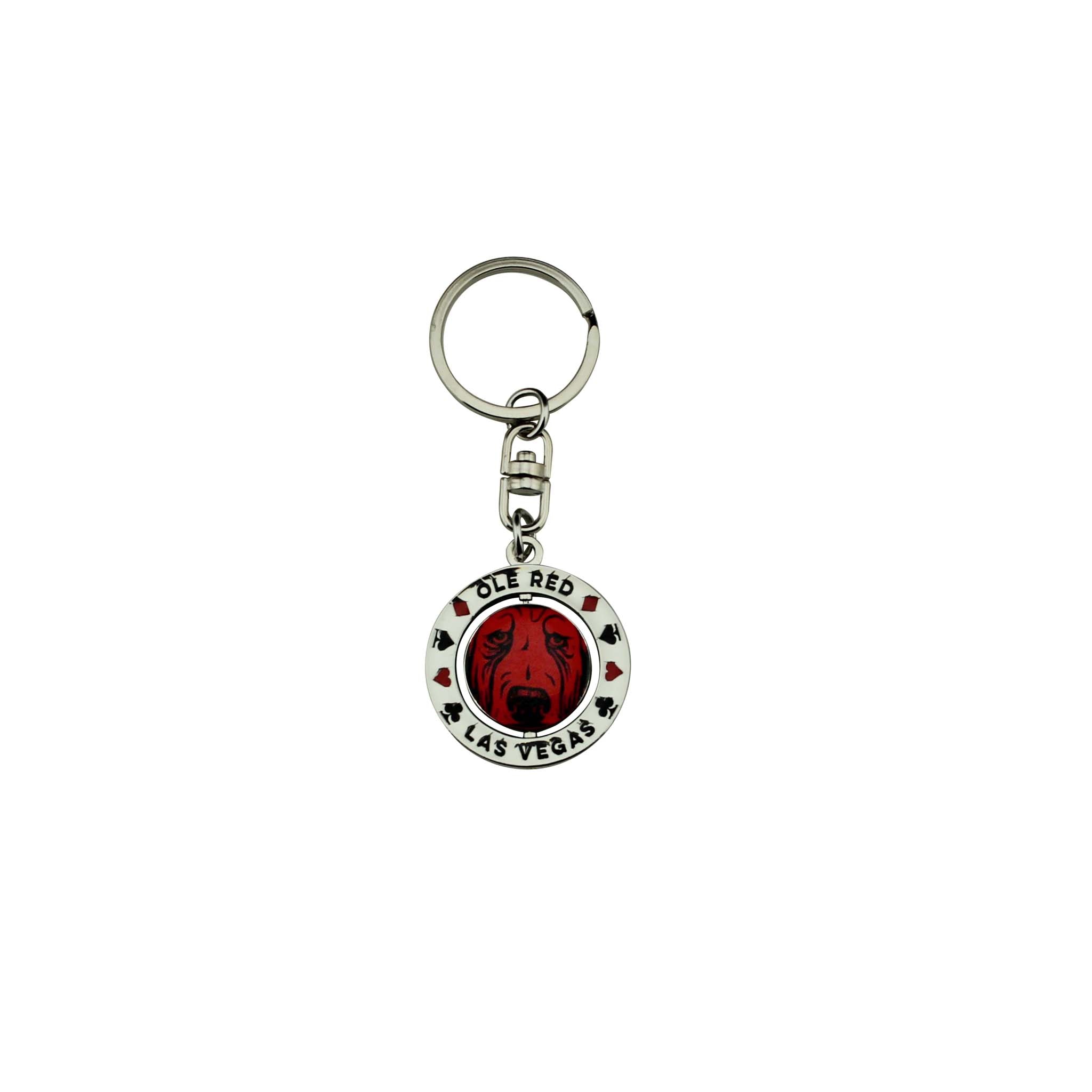 Ole Red Vegas Spinner Suit Keychain