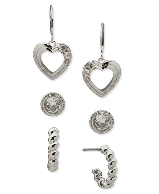 Lainey Wilson Heart Trio Earring Set - EARRINGS