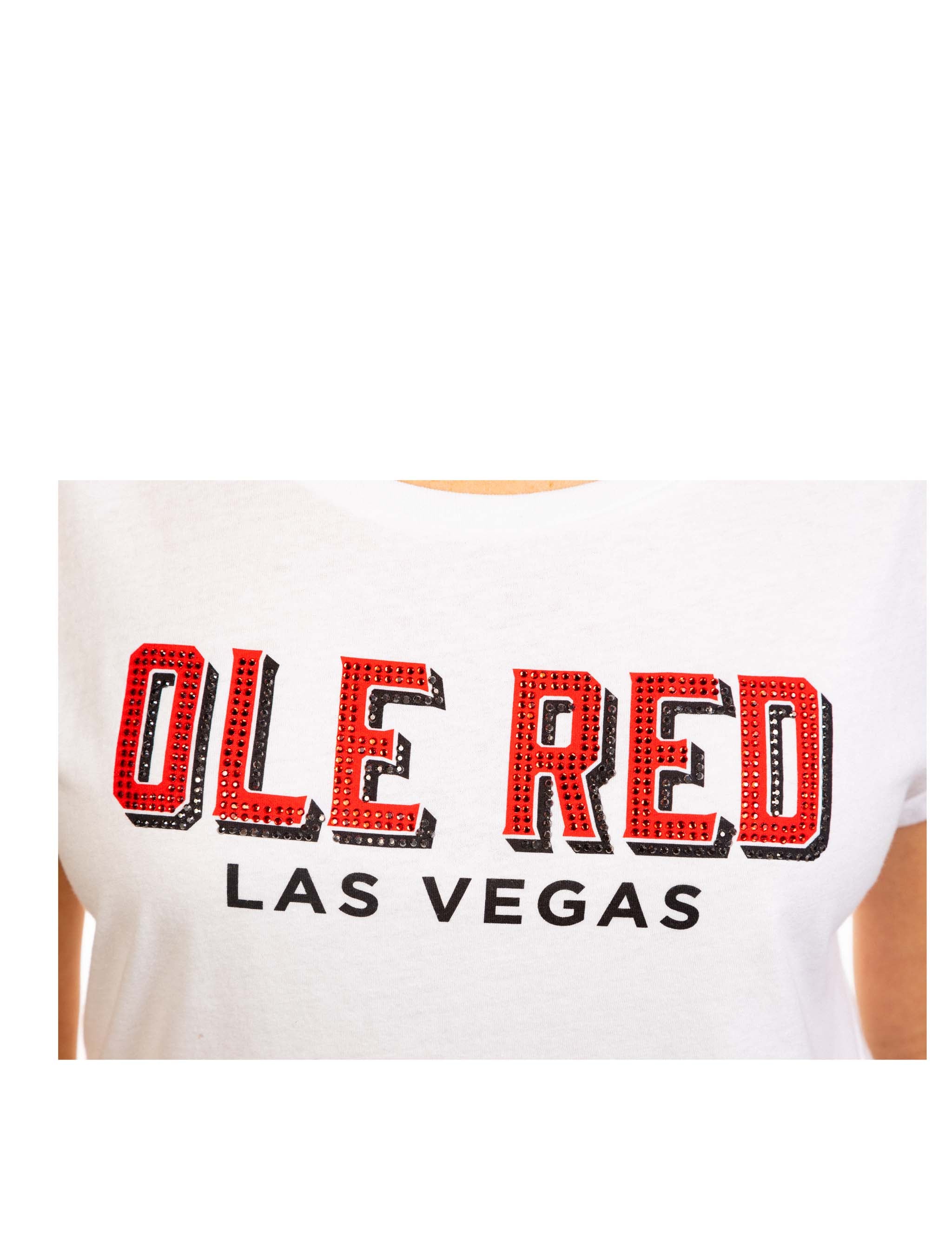 Ole Red Vegas Red Rhinestone Bling T-Shirt