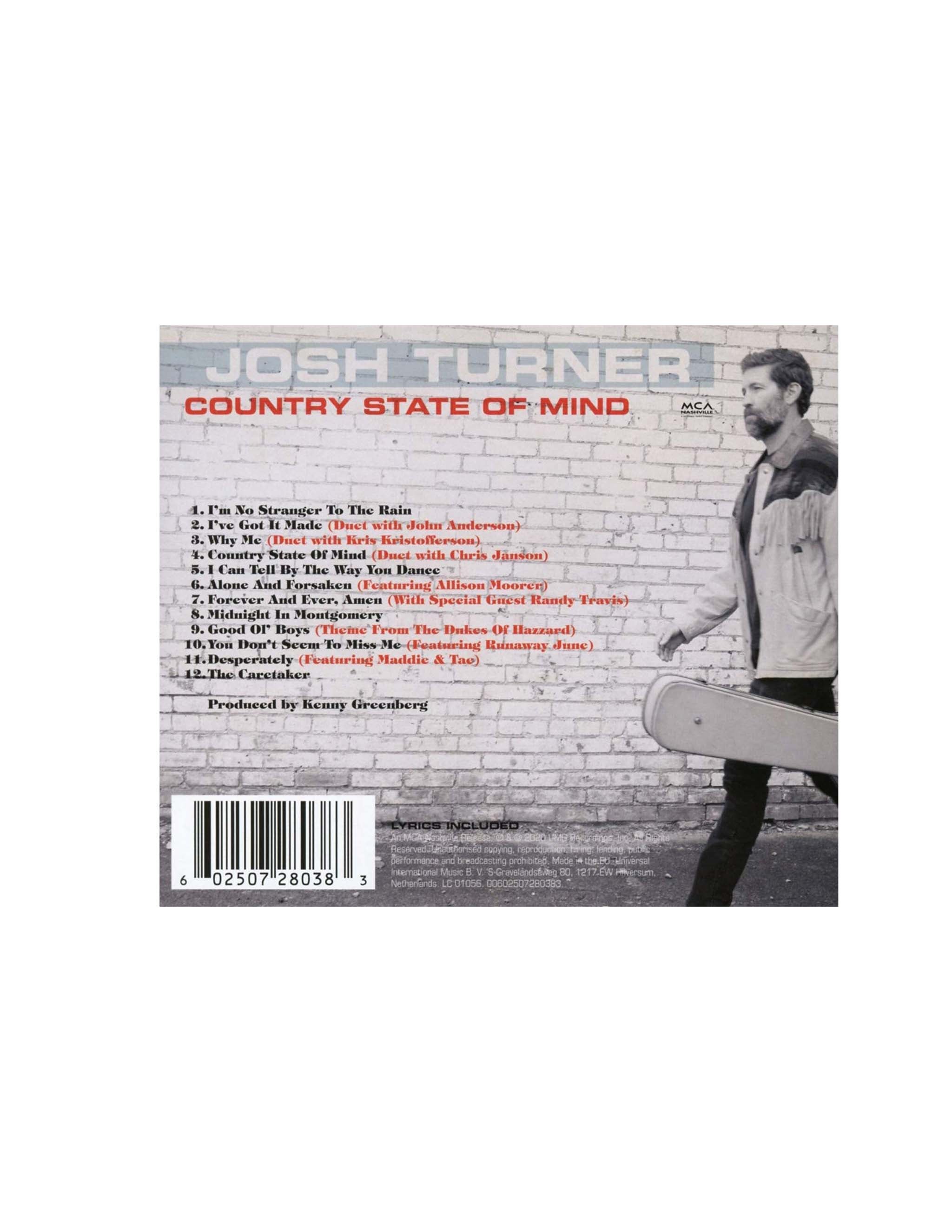 Josh Turner: Country State of Mind (CD)