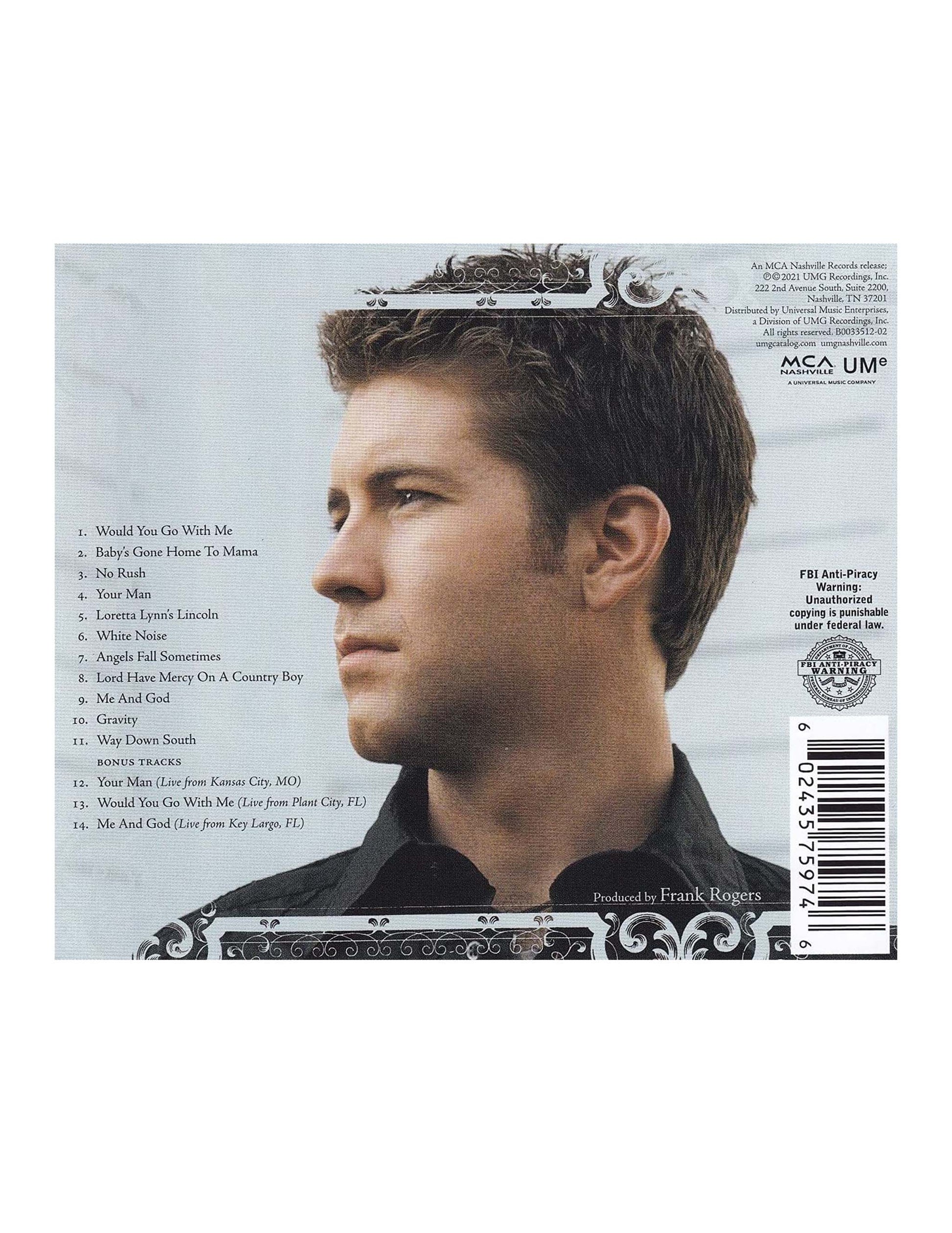 Josh Turner: Your Man 15th Anniversary Deluxe Edition (CD) - A-V