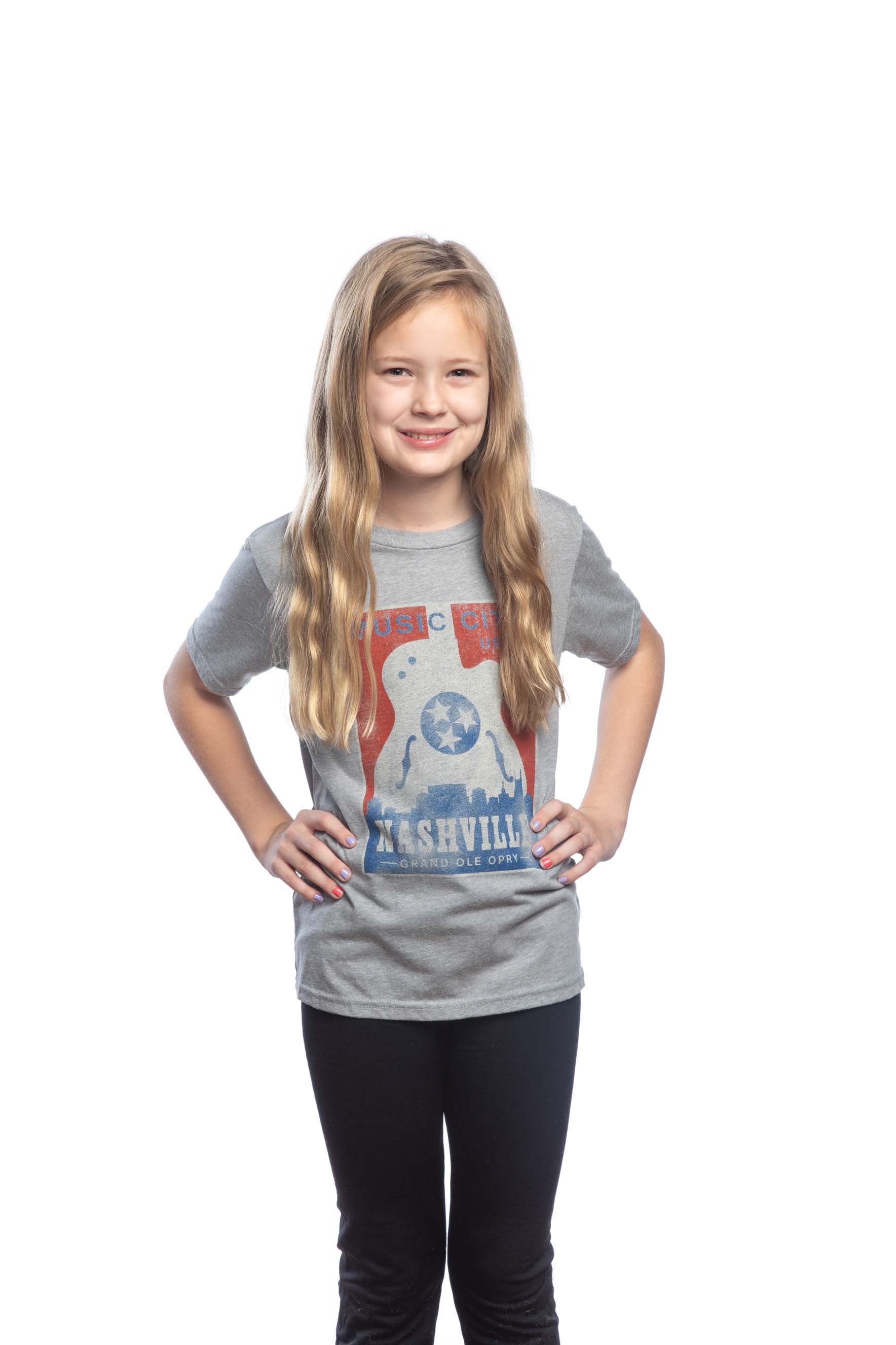 Opry Music City Poster Youth T-Shirt
