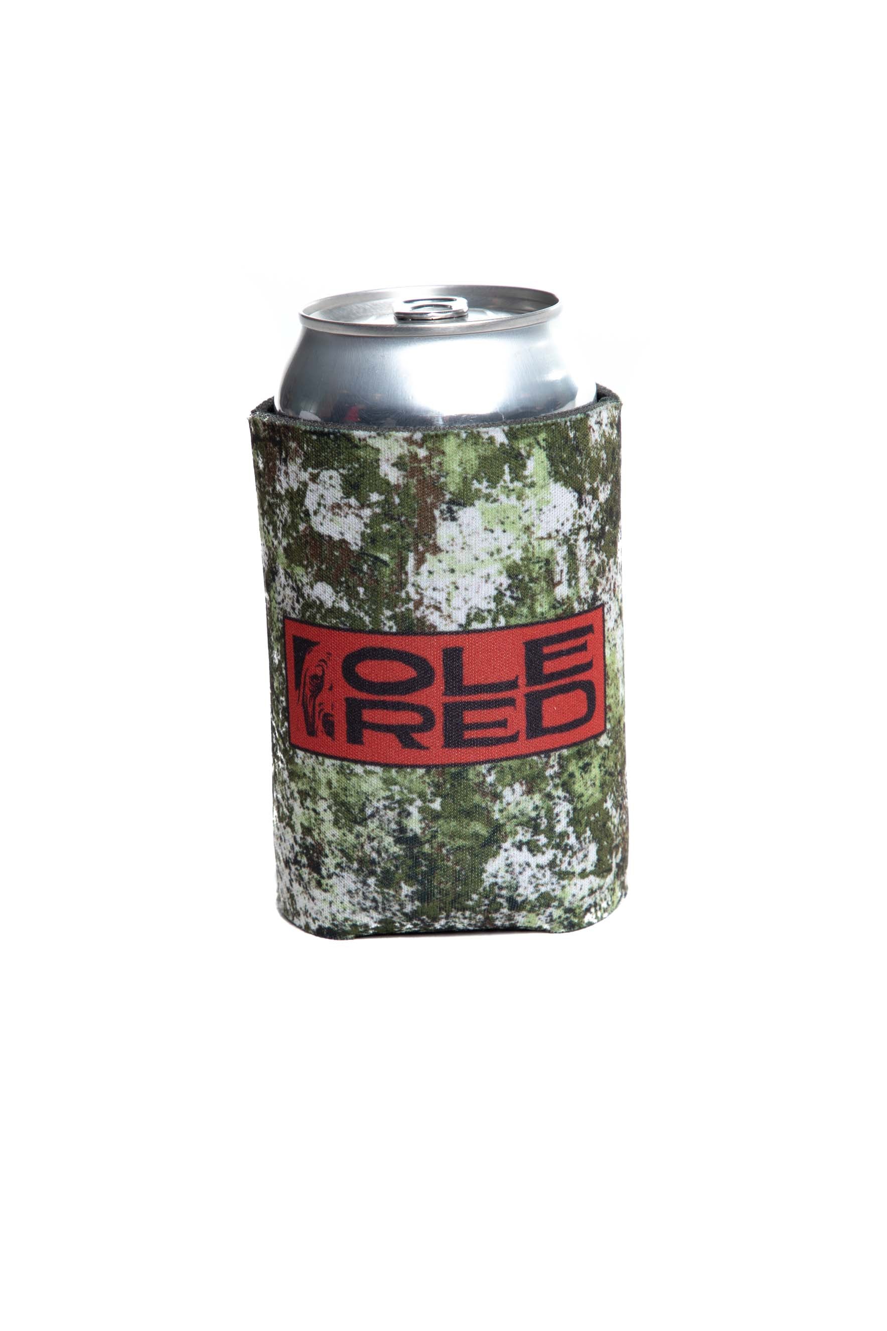 Ole Red Camo Logo Can Cooler