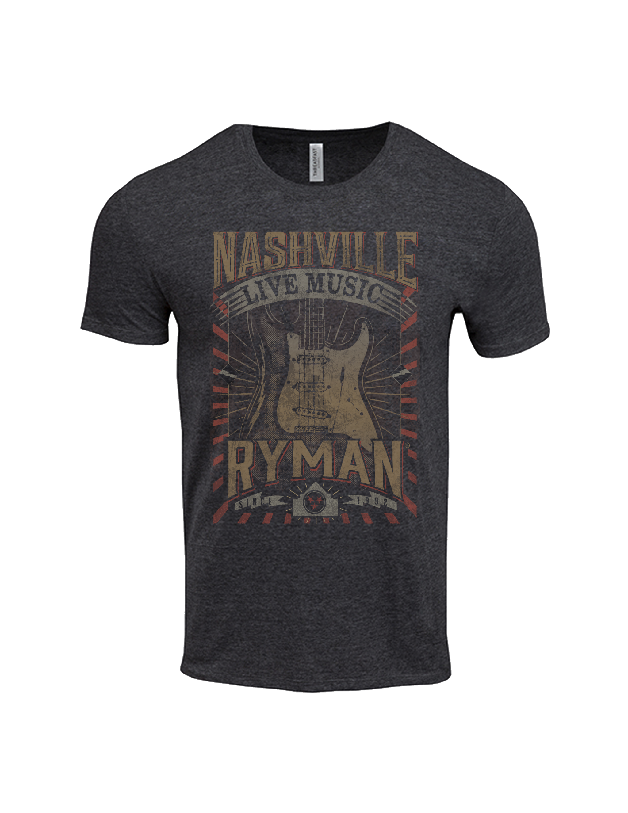 Ryman Unisex Live Music Guitar T-Shirt