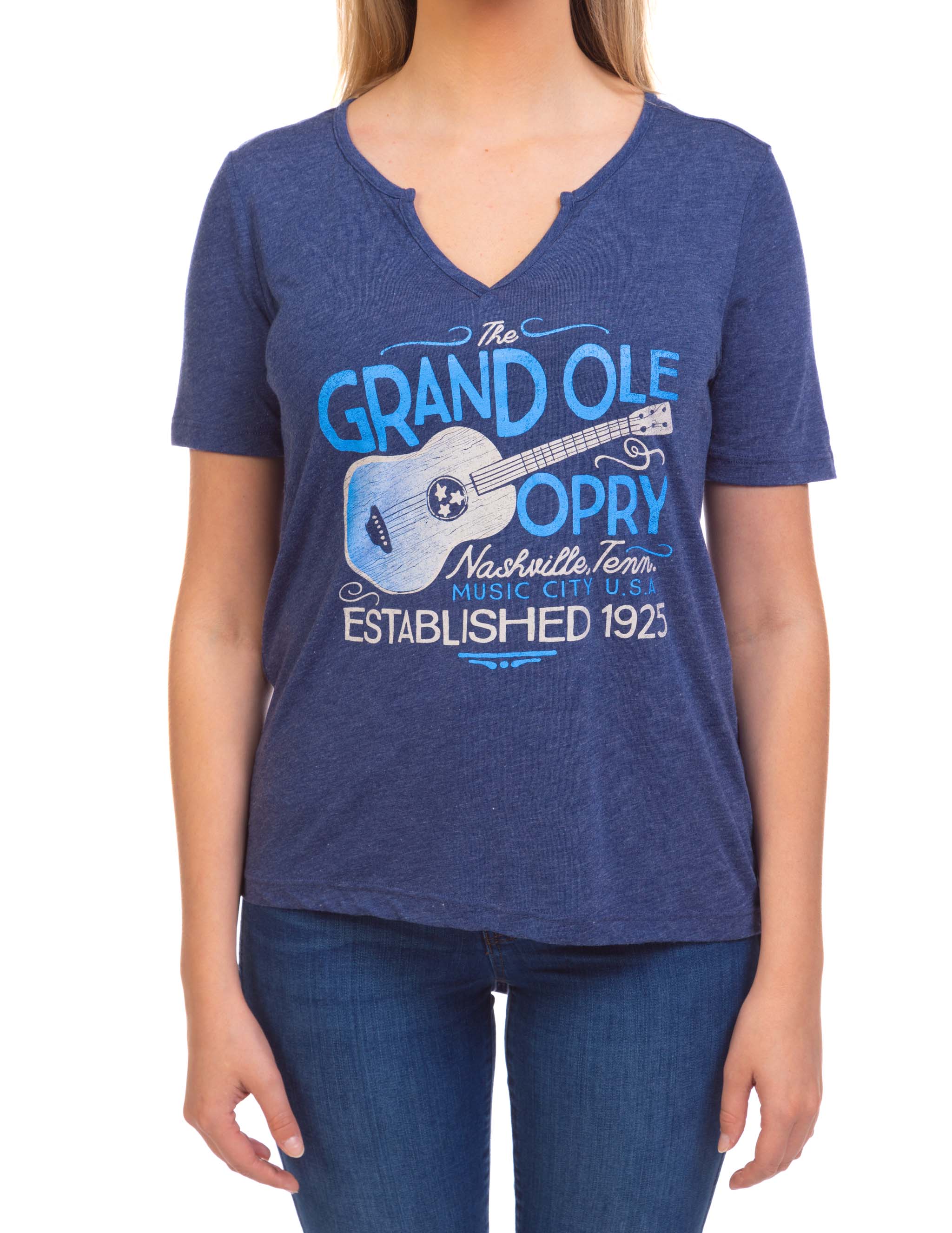 Opry V-Neck Est.1925 Guitar T-Shirt