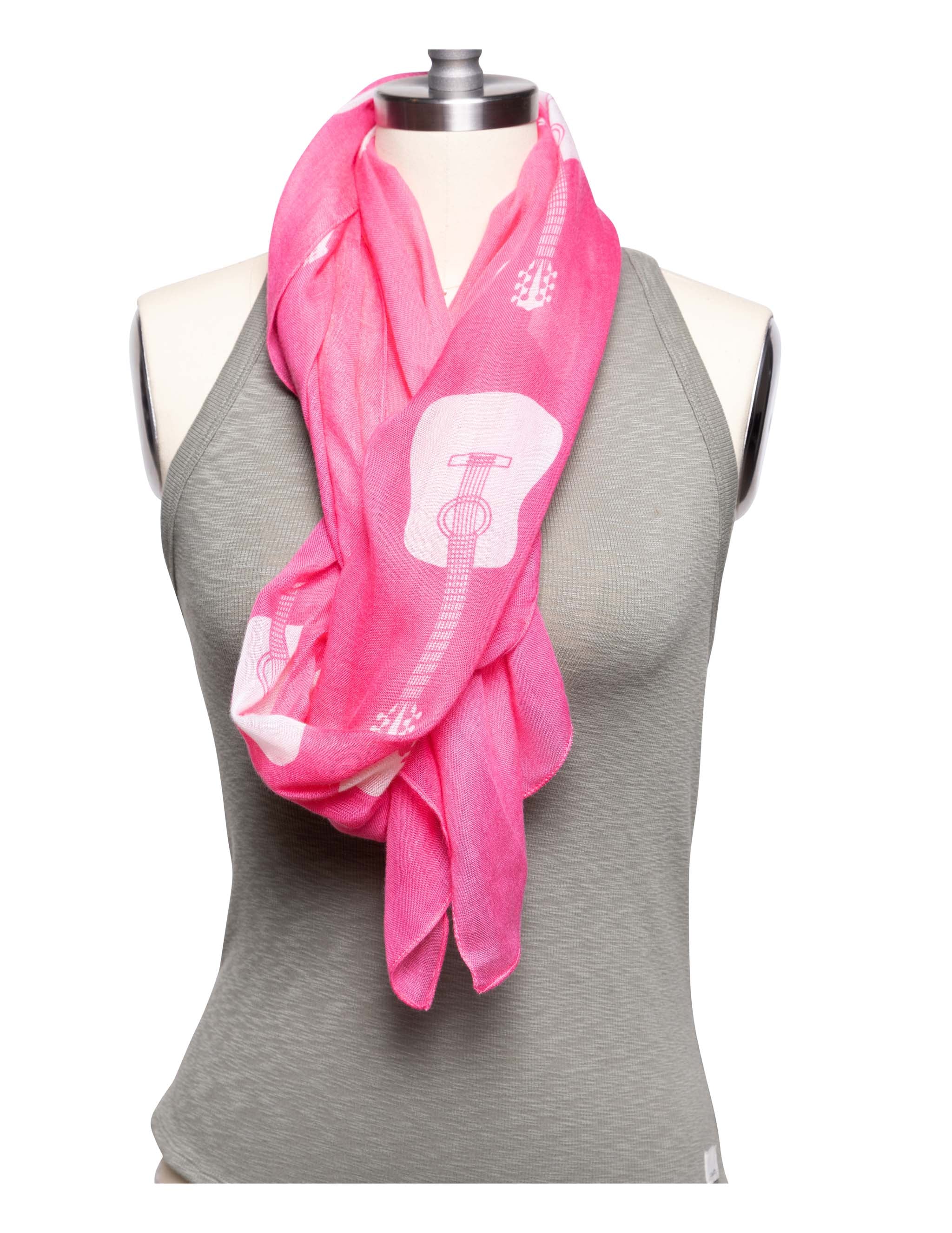 Opry Guitar Pink Scarf