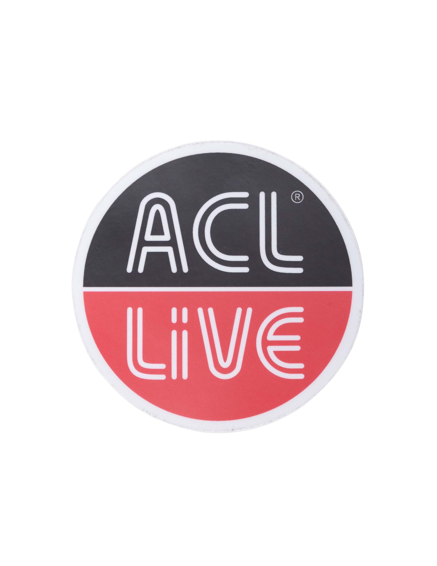 ACL Live Round Logo Decal