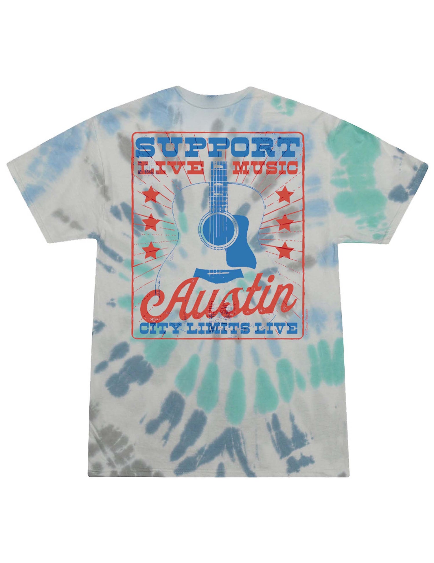 ACL Live Support Live Music Tie Dye T-Shirt