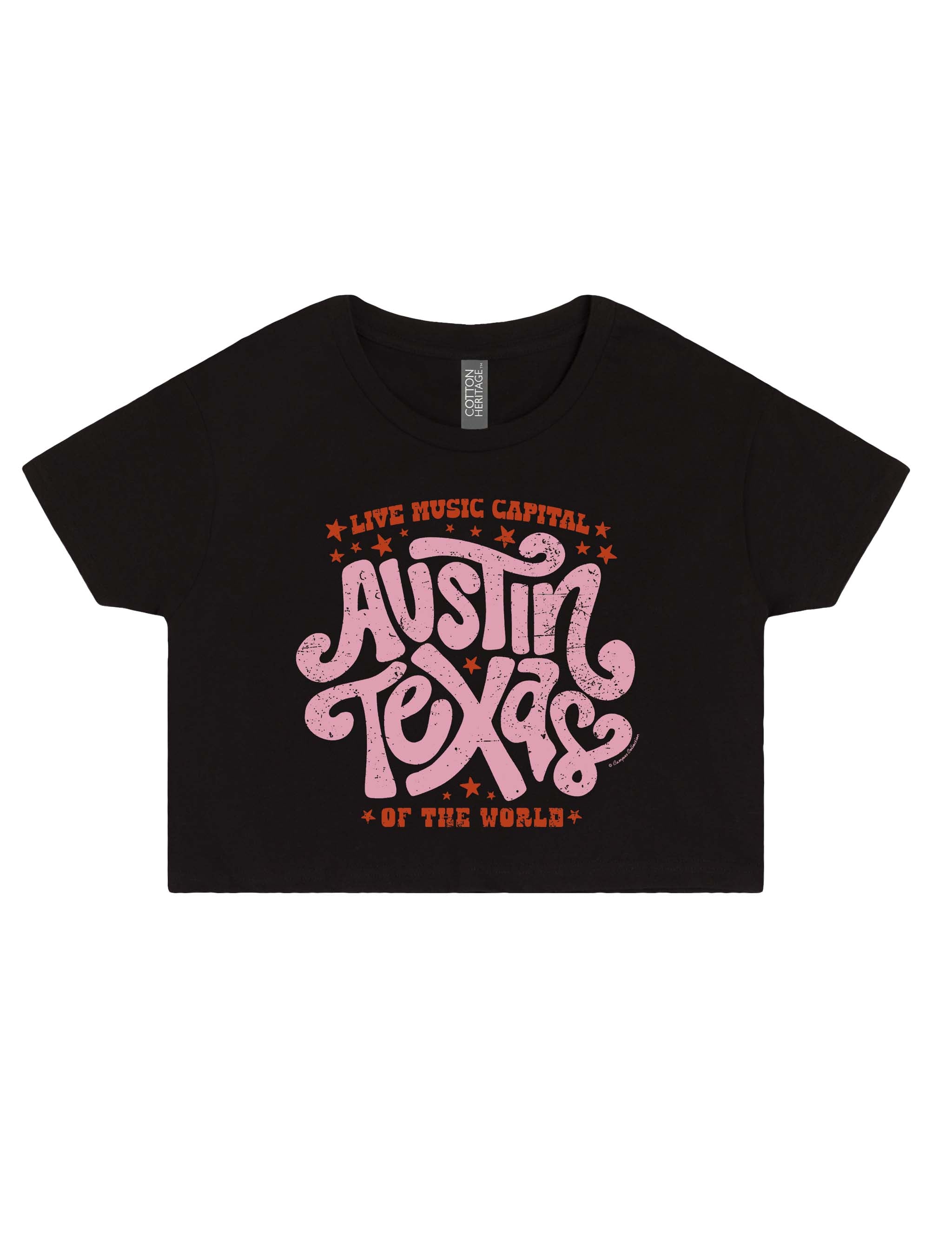 Retro Austin Cropped T-Shirt