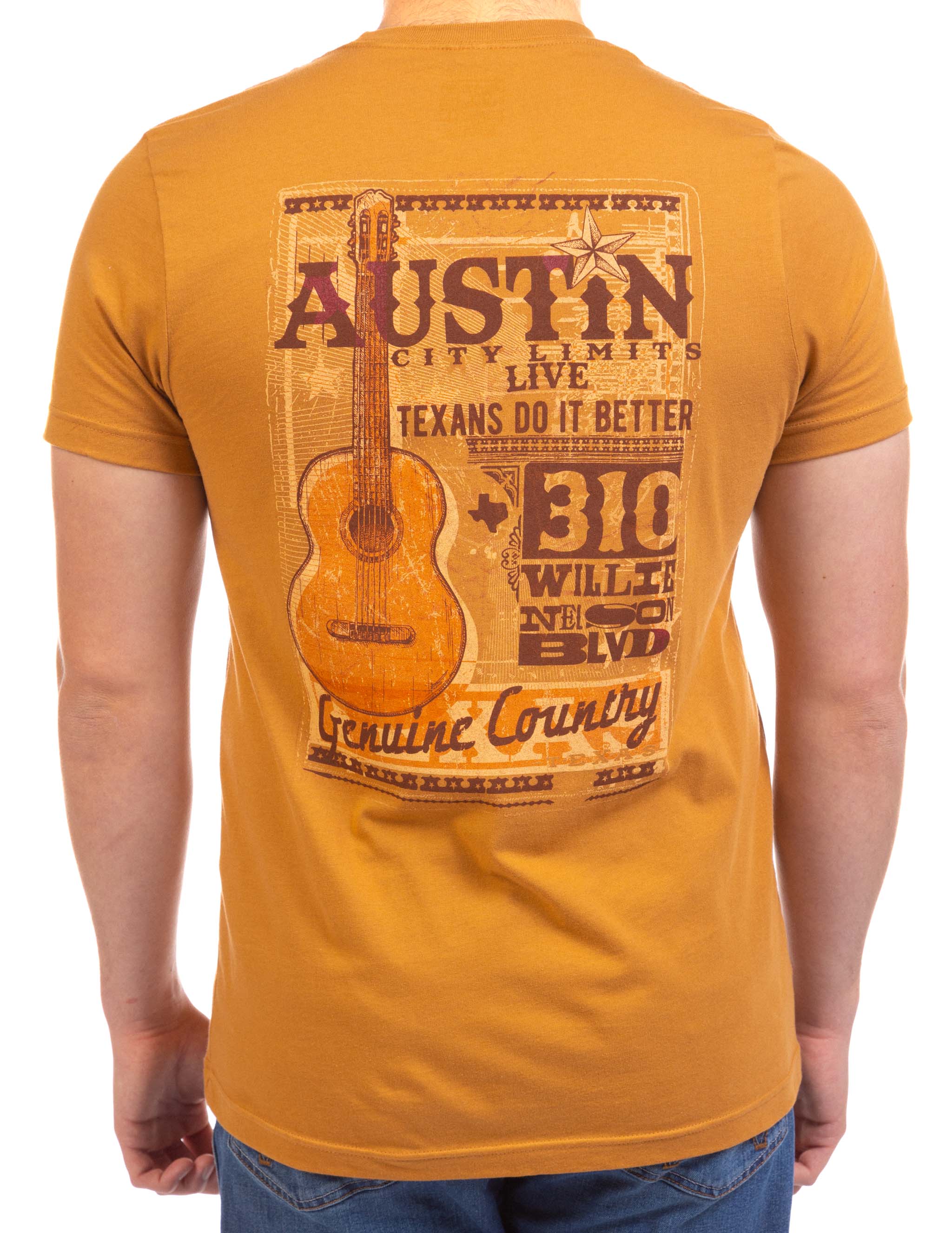 Lucky Brand Nashville Martin Guitar Short-Sleeve Graphic T-Shirt