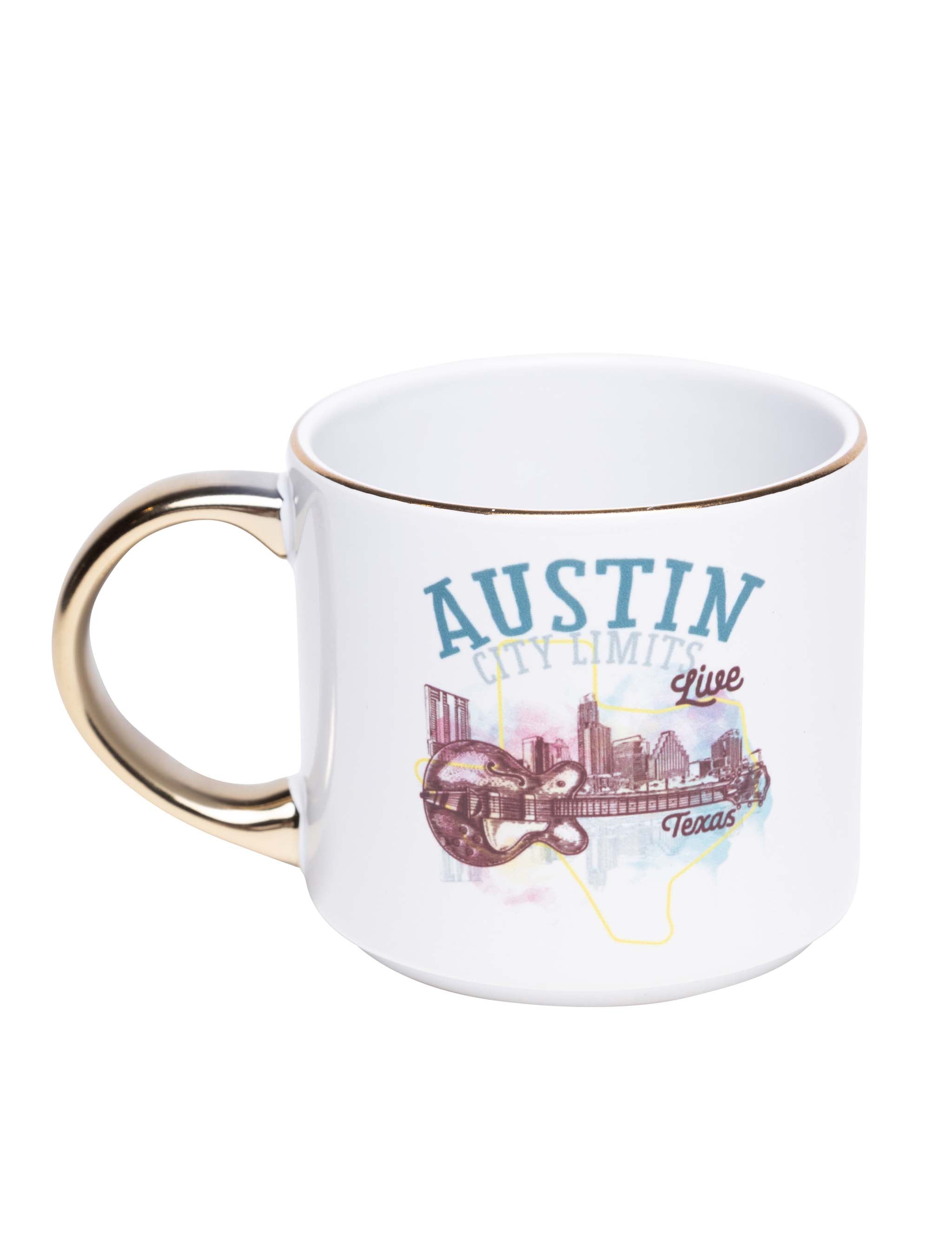 ACL Live Austin Skyline Watercolor Mug