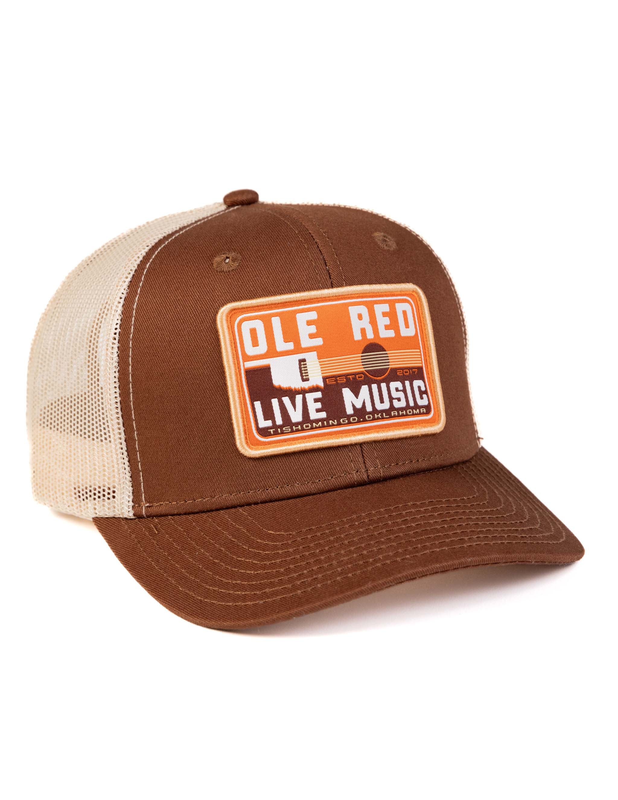 Ole Red Tishomingo Oklahoma Guitar Patch Mesh Hat