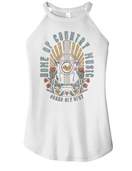 Opry Women of Country Guitar Flower Tank
