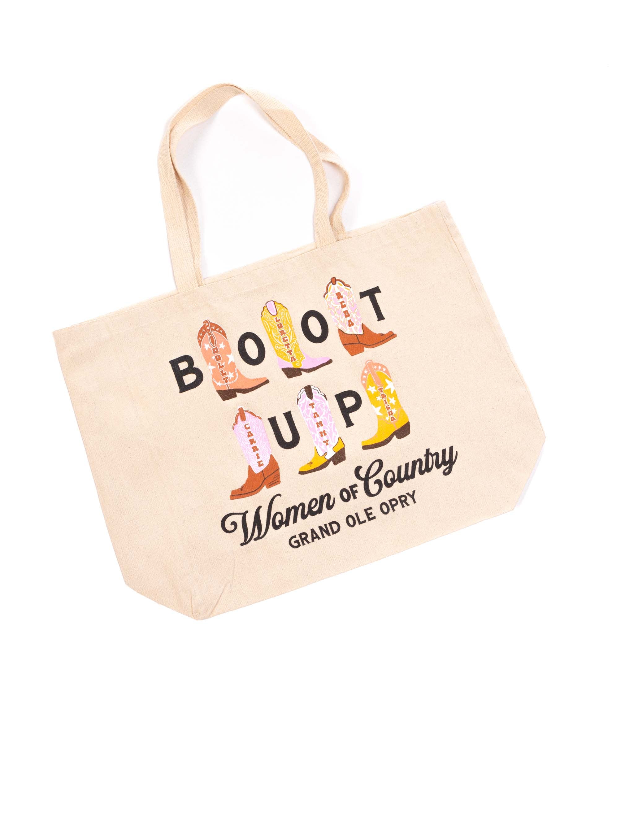 Opry Women of Country Boot Up Canvas Tote