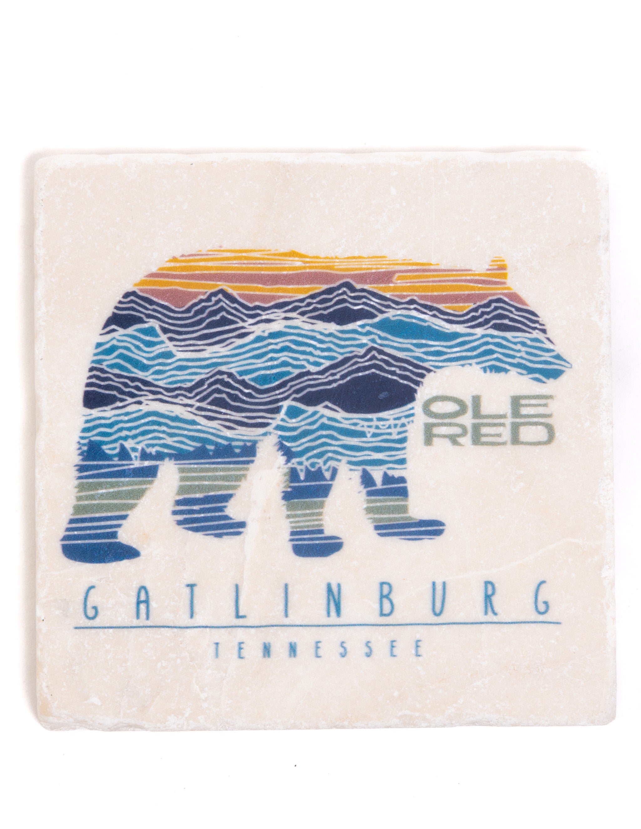 Ole Red Gatlinburg Scenic Bear Coaster