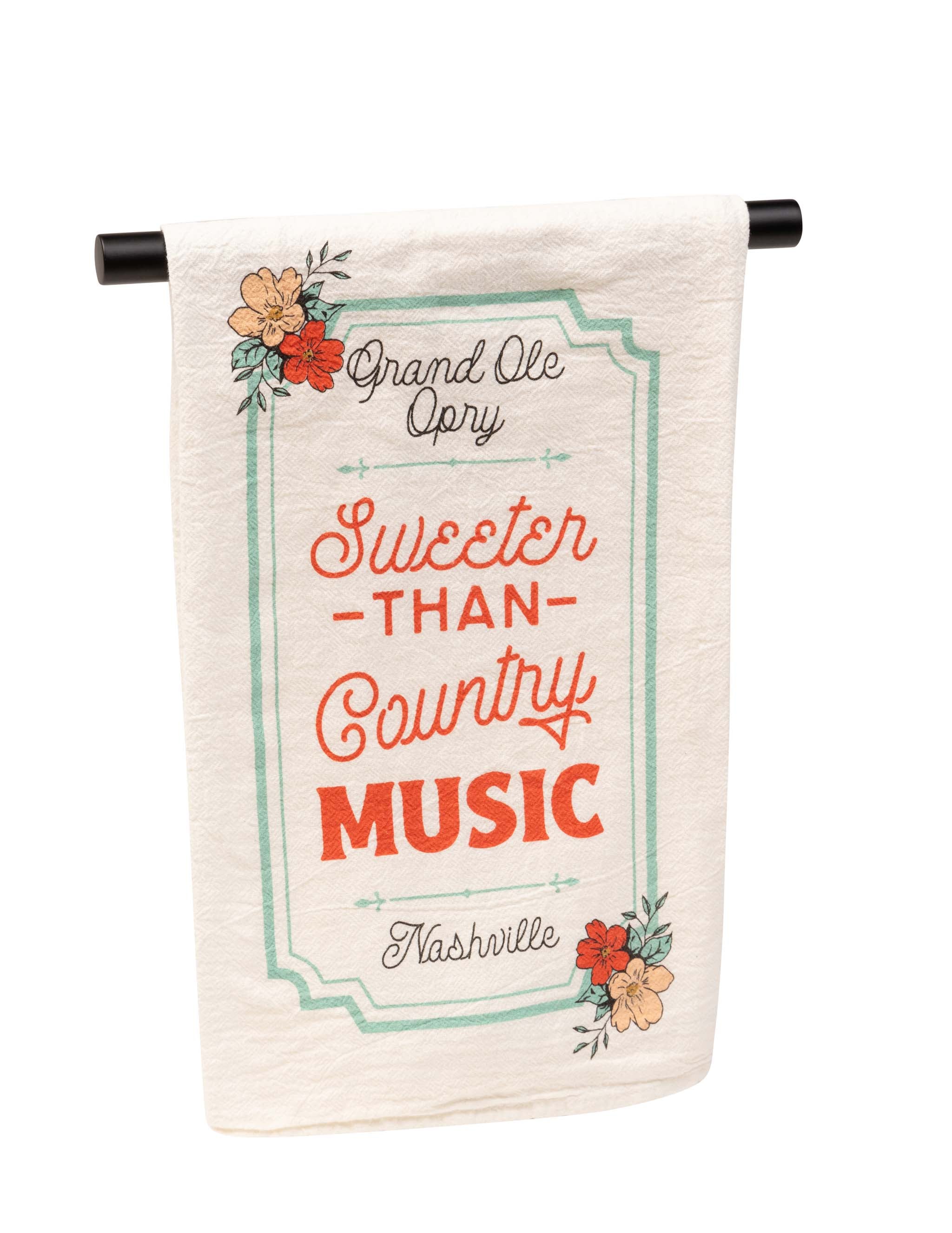 Opry Sweeter Than Country Music Tea Towel
