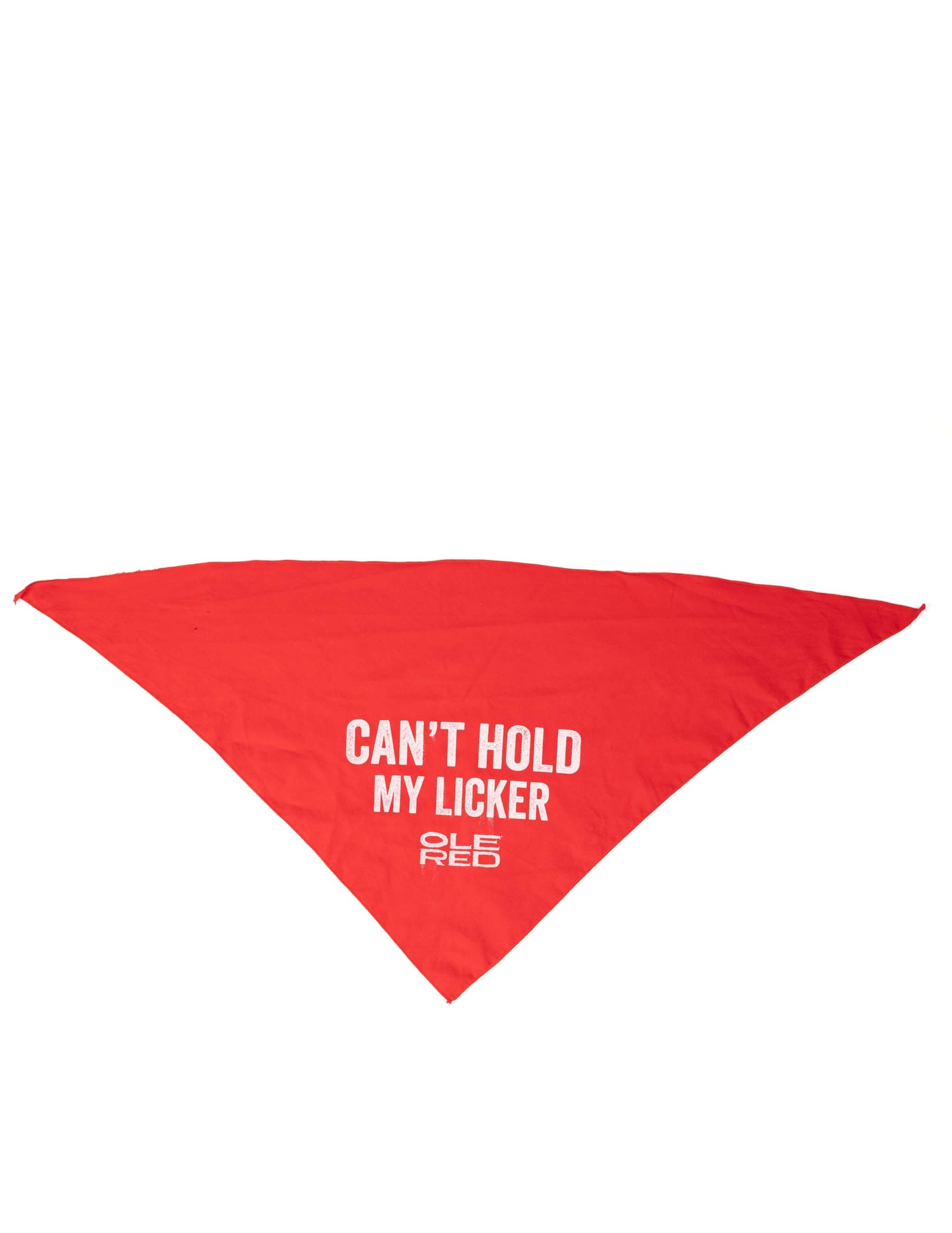 Ole Red Large Dog Bandana - Can't Hold My Licker