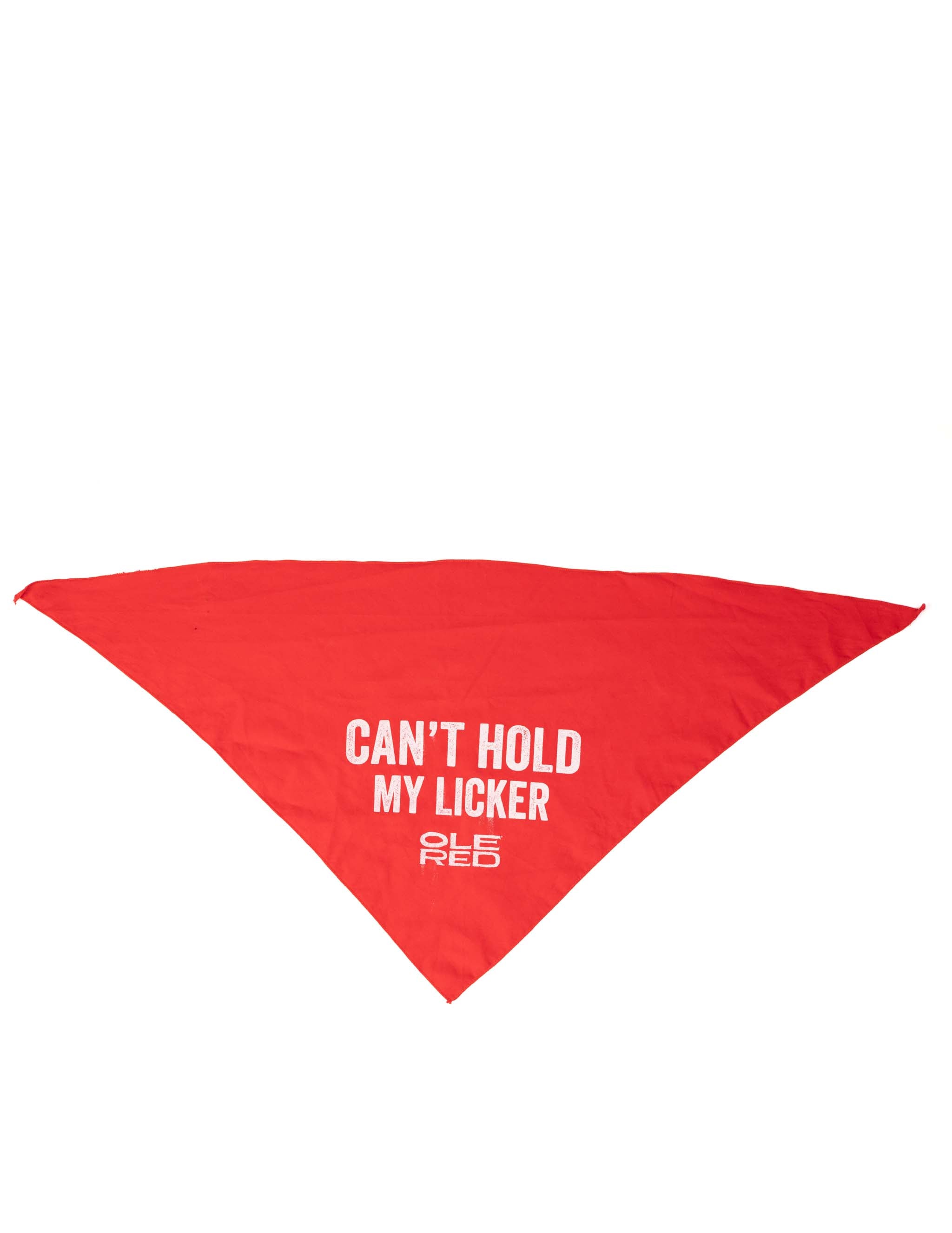 Ole Red Small Dog Bandana - Can't Hold My Licker