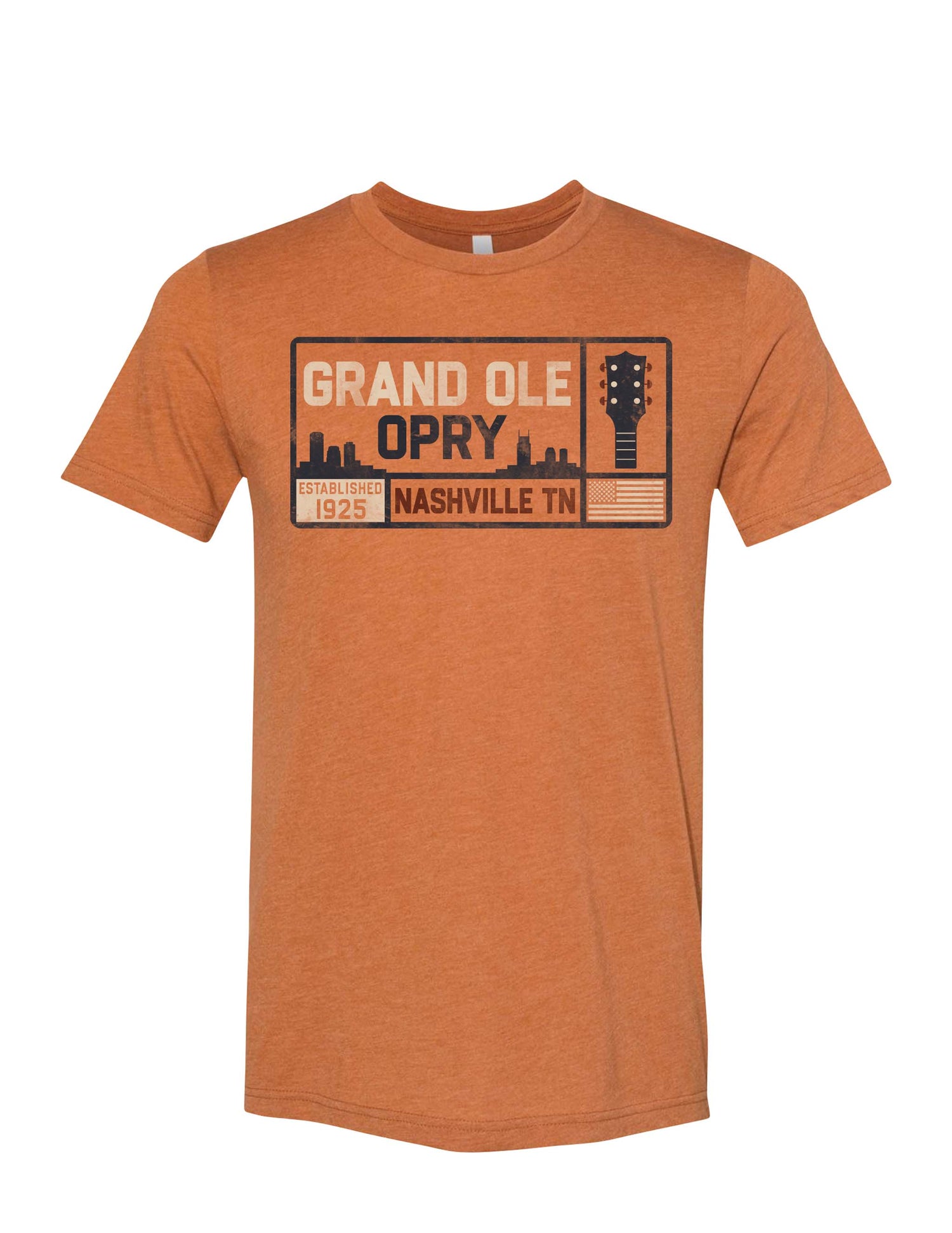 Opry Nashville Skyline Guitarhead T-Shirt