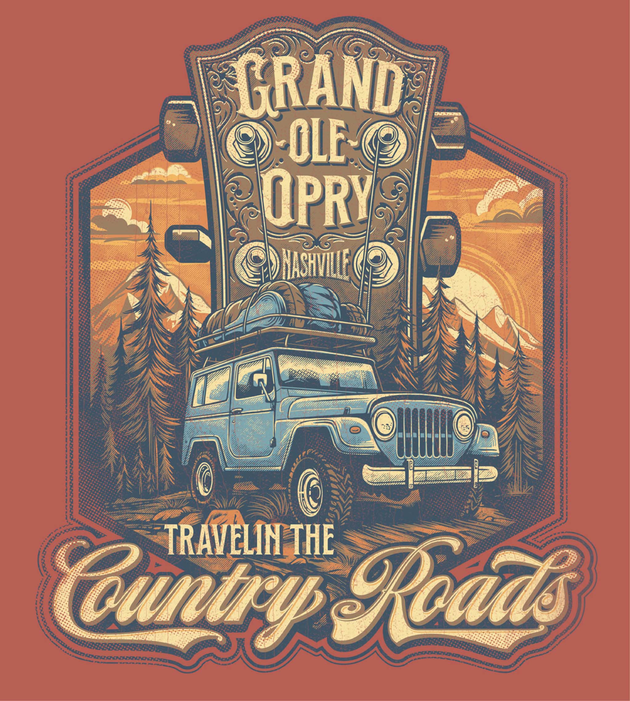 Opry Country Roads Tour T-Shirt