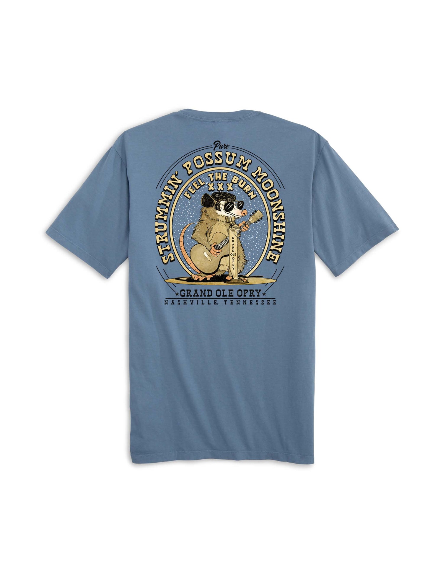 Opry Strummin' Possum Moonshine T-Shirt