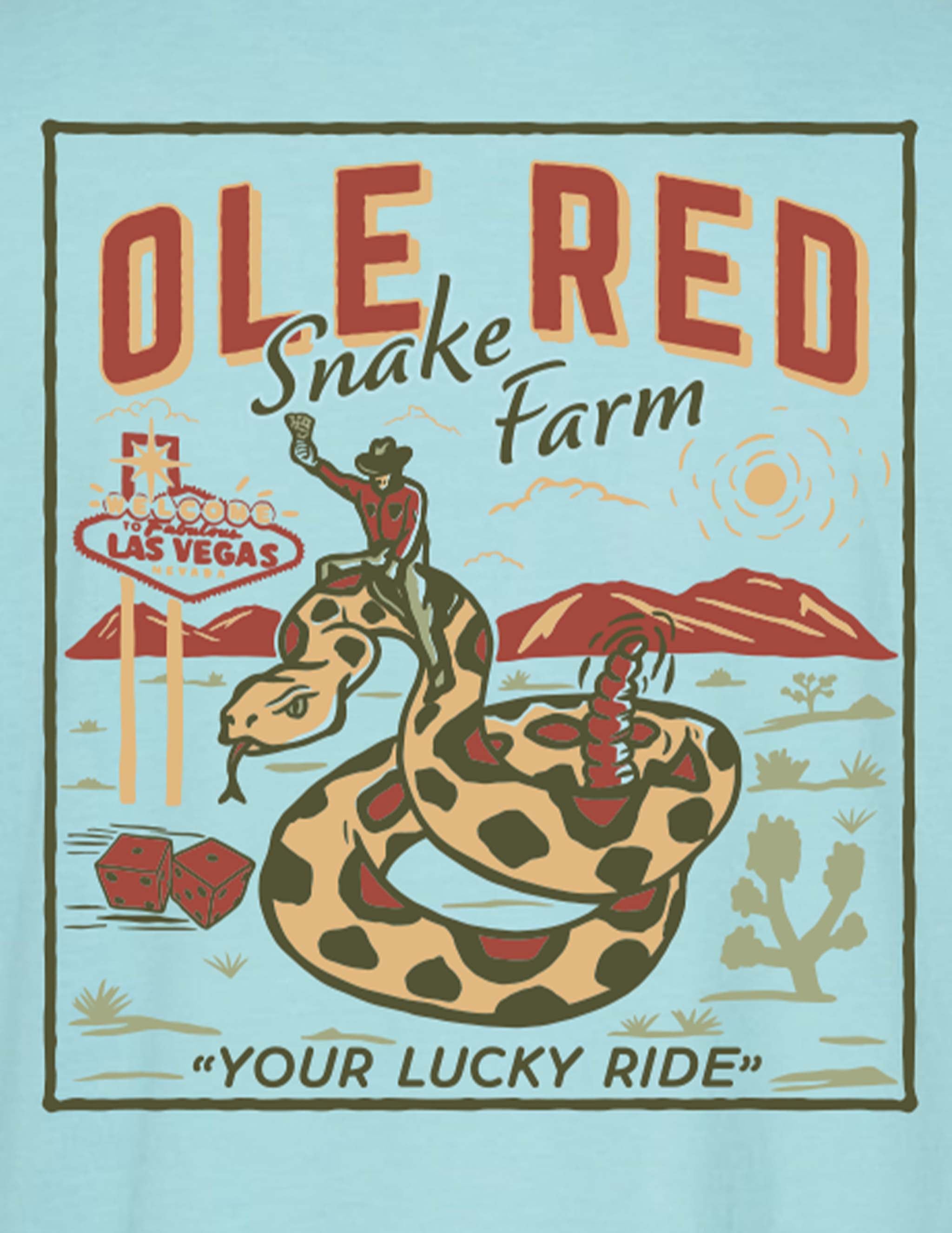 Ole Red Vegas Snake Farm T-Shirt