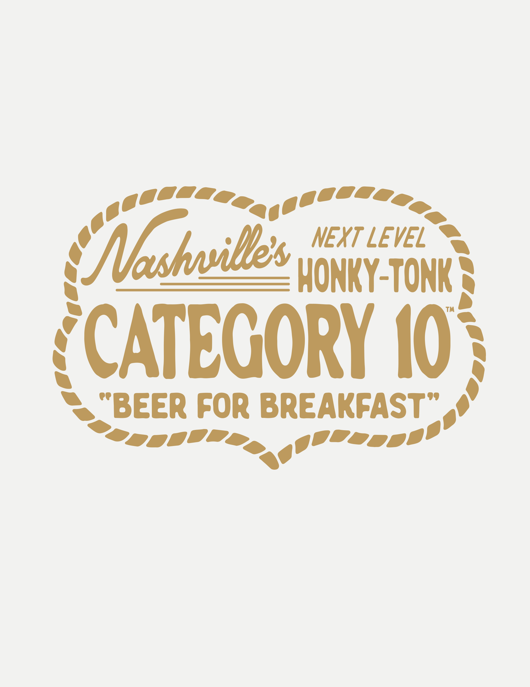 Category 10 Nashville Beer For Breakfast Ribbed Women's  Tank