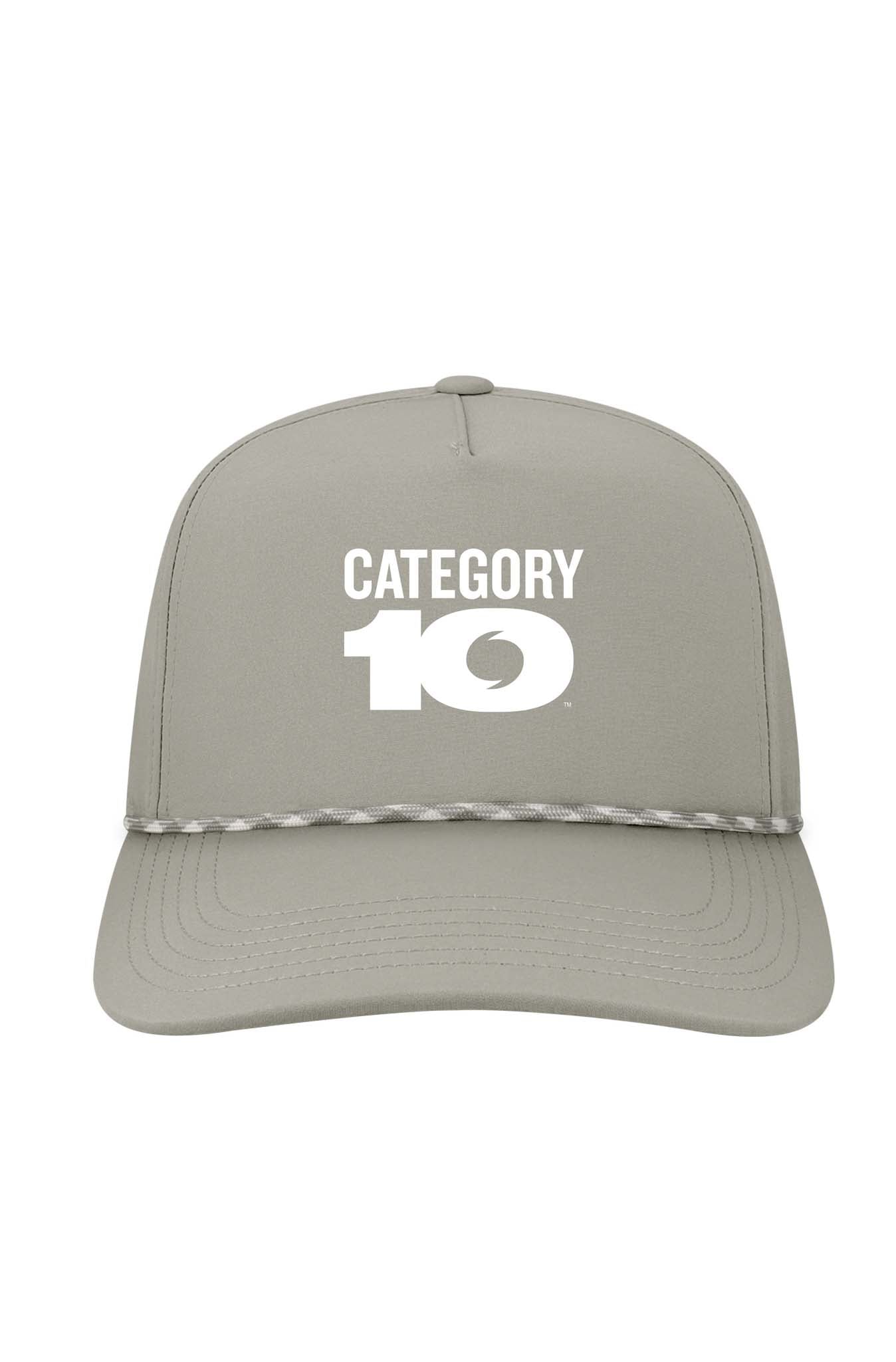 Category 10 Stacked Logo Performance Hat