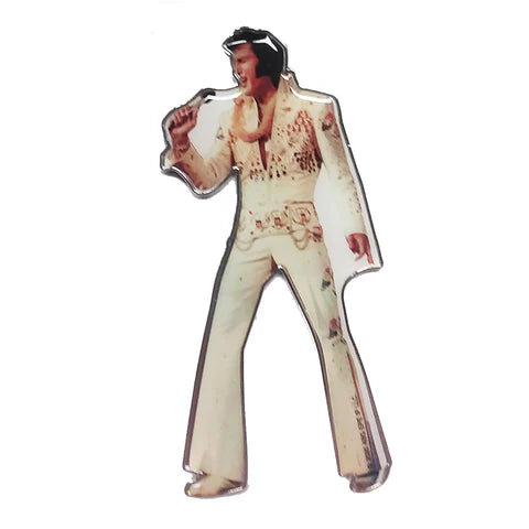 Elvis White Jumpsuit Magnet
