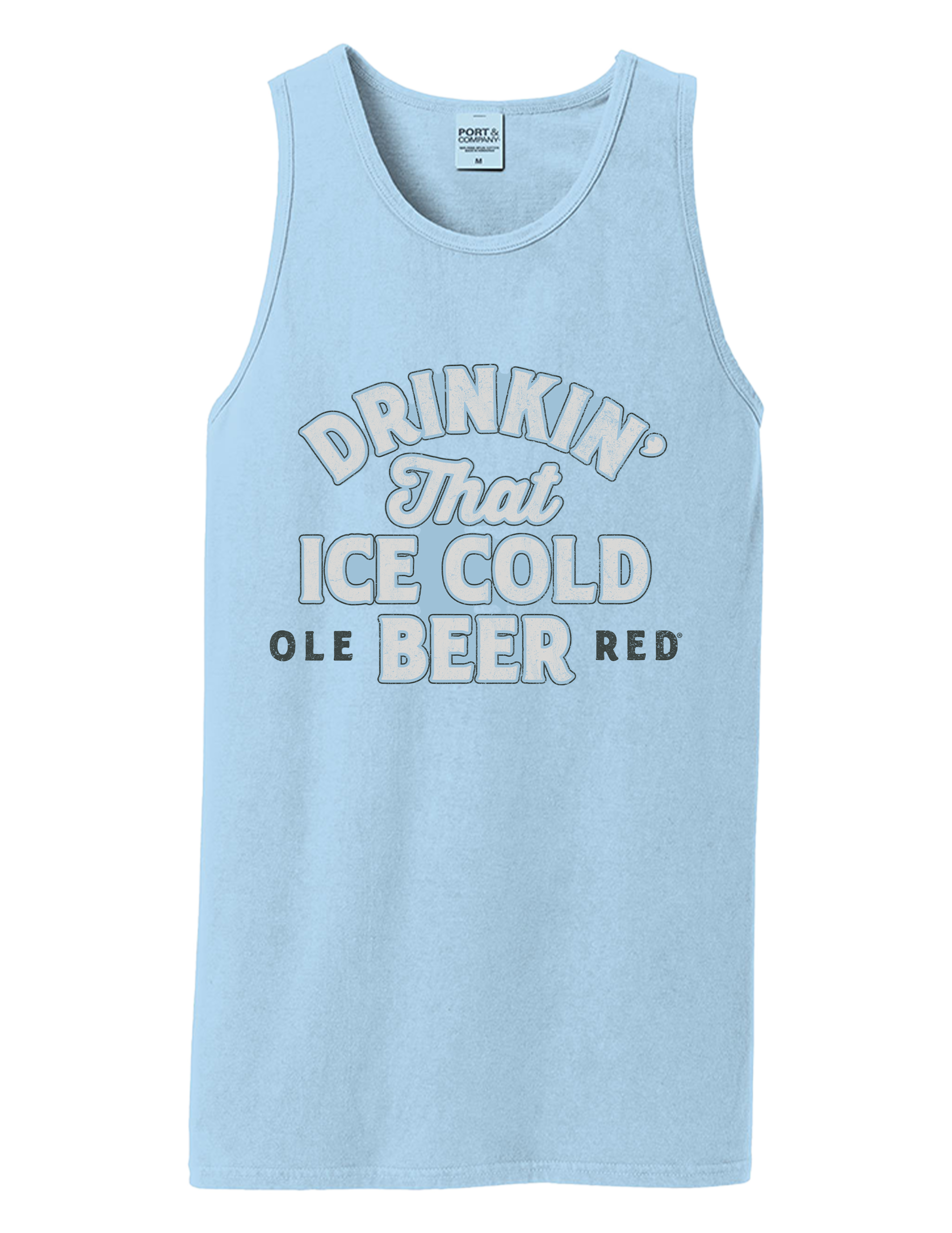Ole Red Drinkin' That Ice Cold Beer Tank