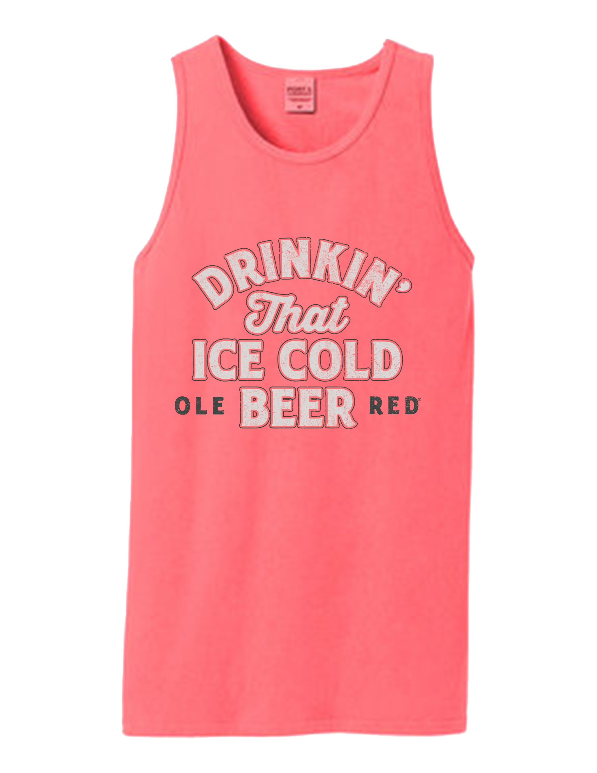 Ole Red Drinkin' That Ice Cold Beer Tank