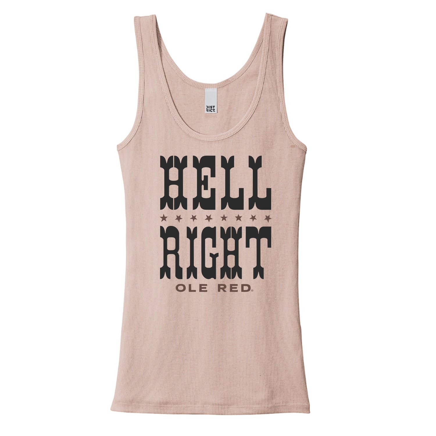 Ole Red Women's Hell Right Ribbed Tank