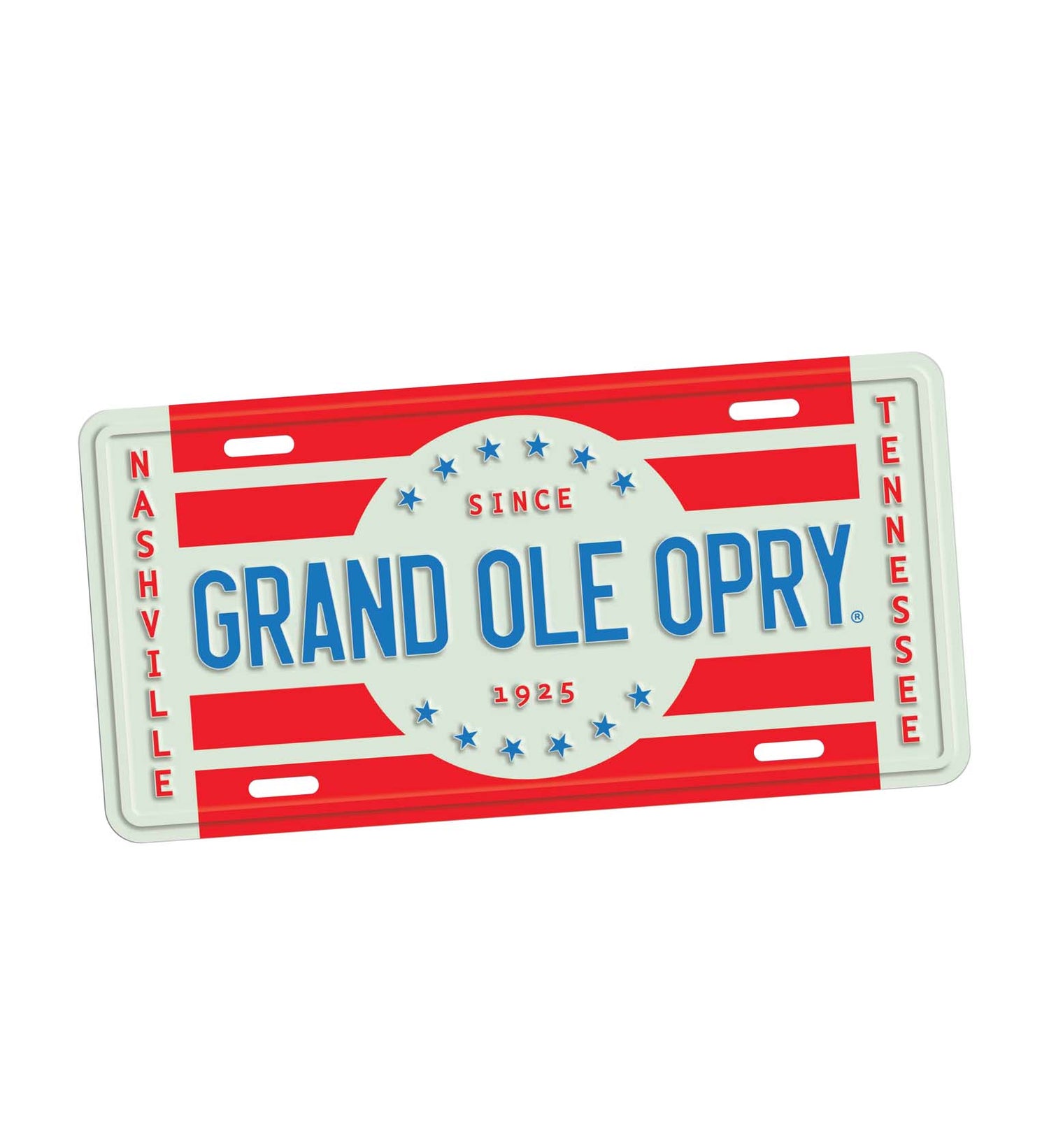 Opry Retro License Plate