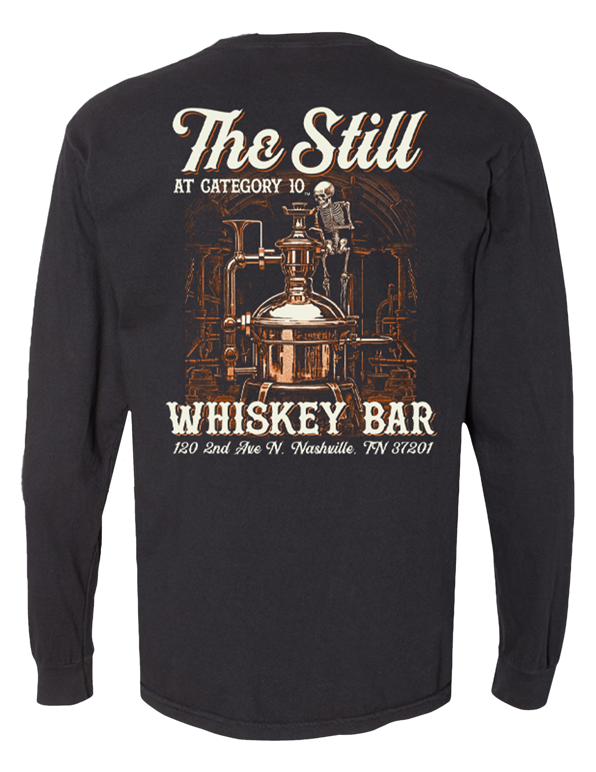 Category 10 The Still Whiskey Bar Long Sleeve T-Shirt